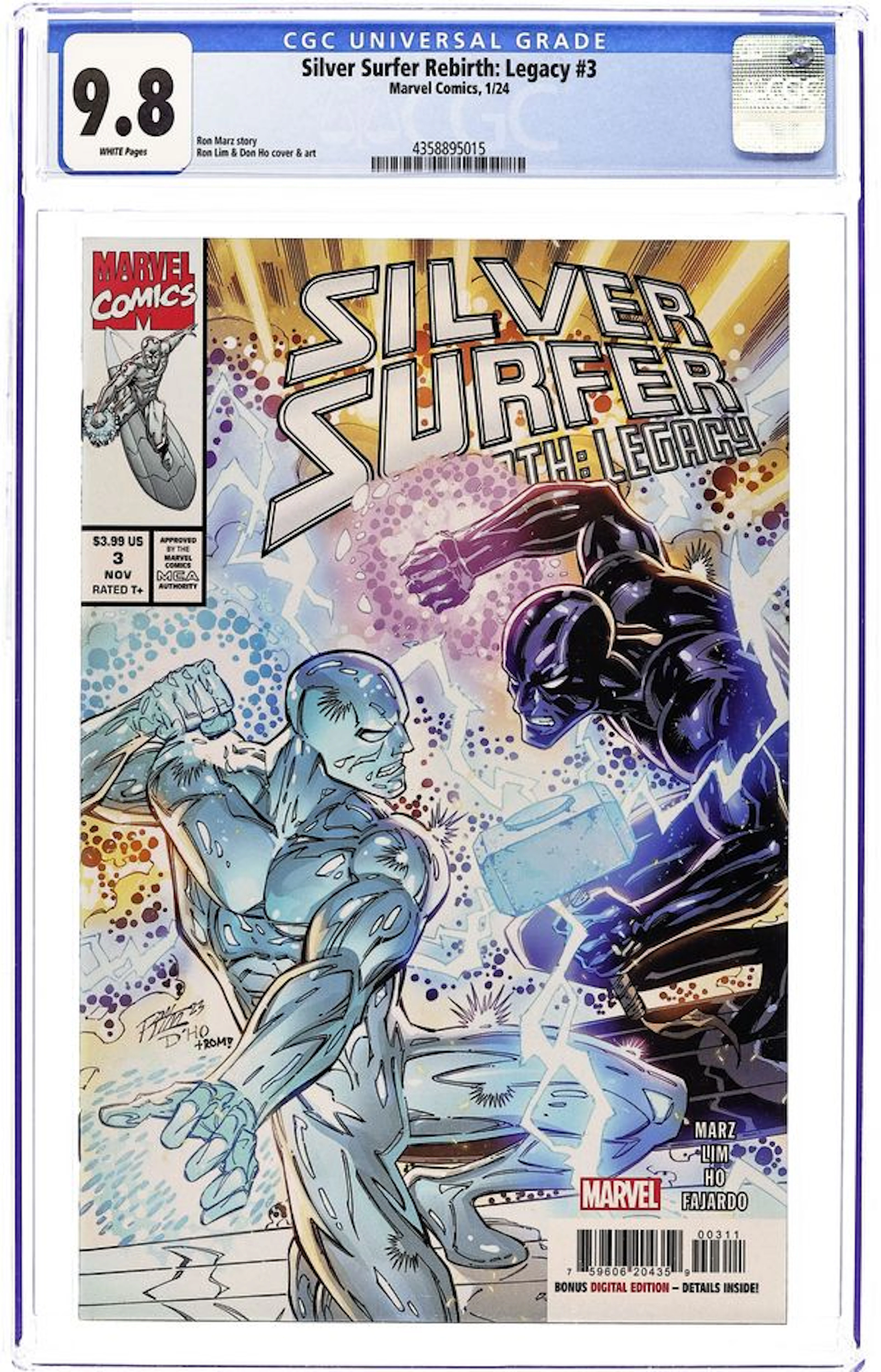 Silver Surfer Rebirth Legacy (2023 Marvel) 3A CGC 9.8