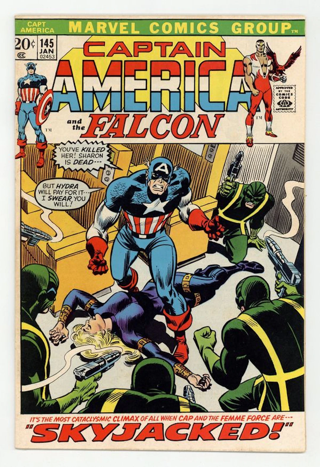 Captain America (1968 1st Series) 145 VG+ 4.5