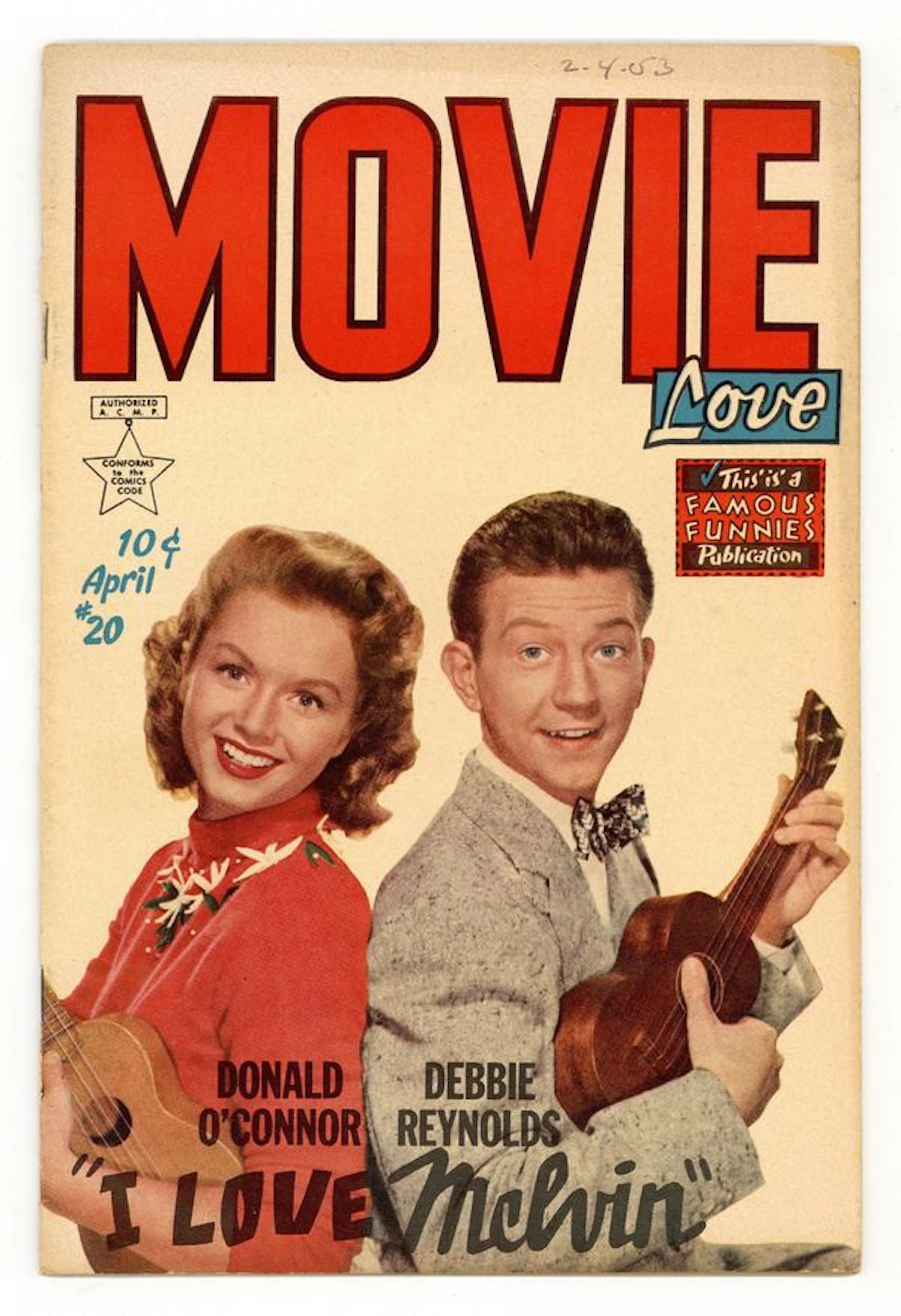 Movie Love (1950 Eastern Color) 20 GD/VG 3.0
