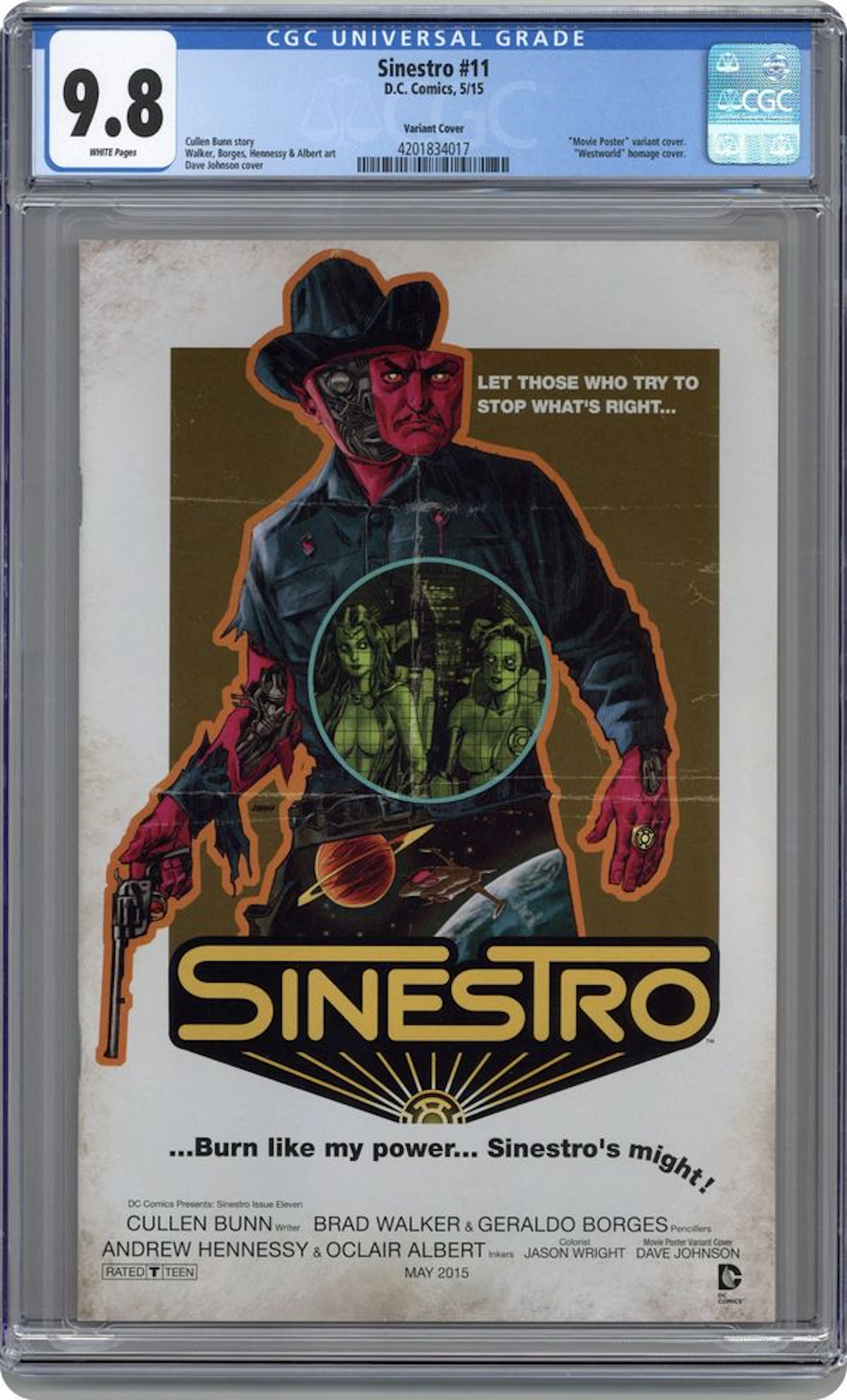 Sinestro (2014) 11B CGC 9.8