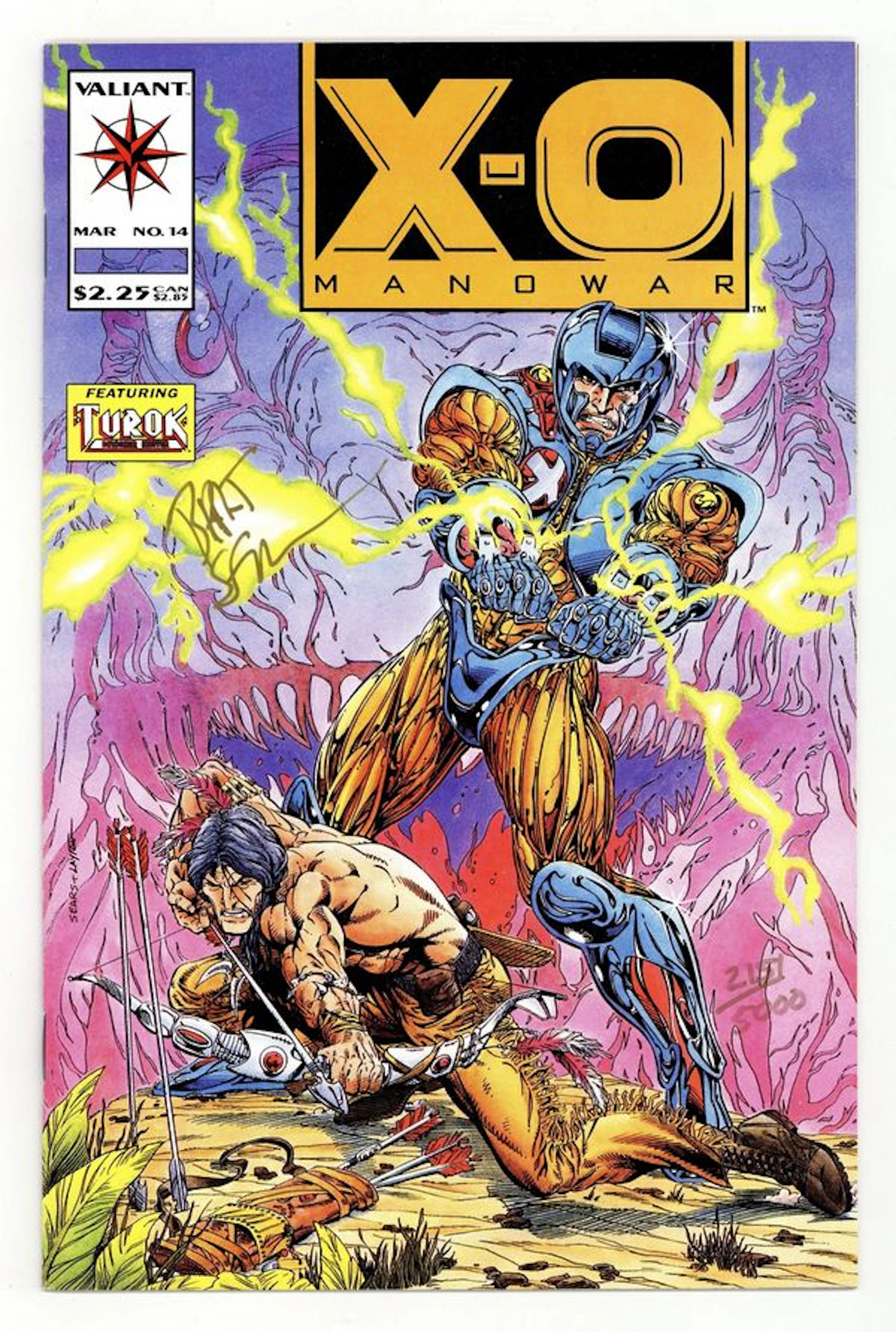 X-O Manowar (1992 1st Series) 14 VF 8.0