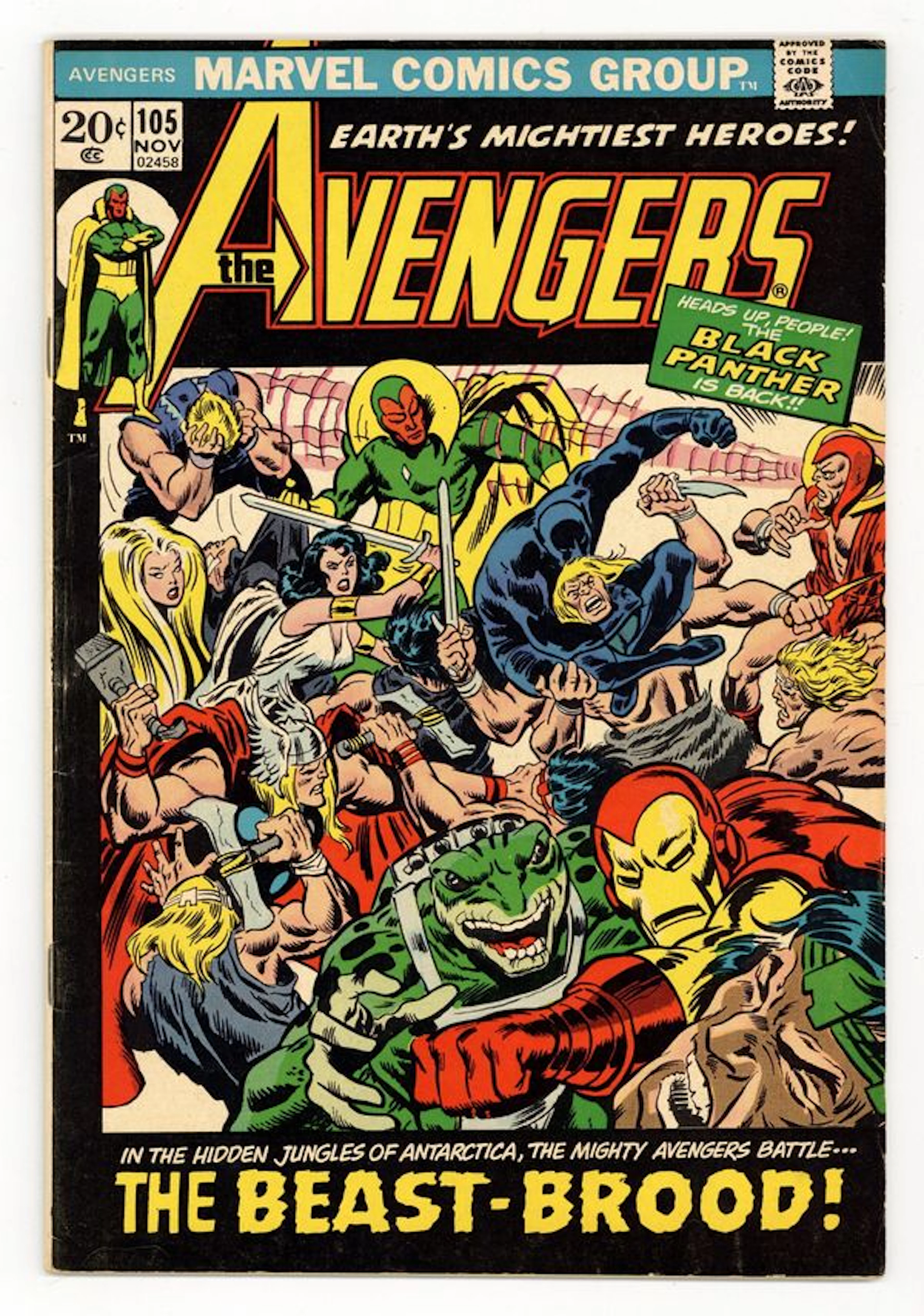 Avengers (1963 1st Series) 105 GD/VG 3.0