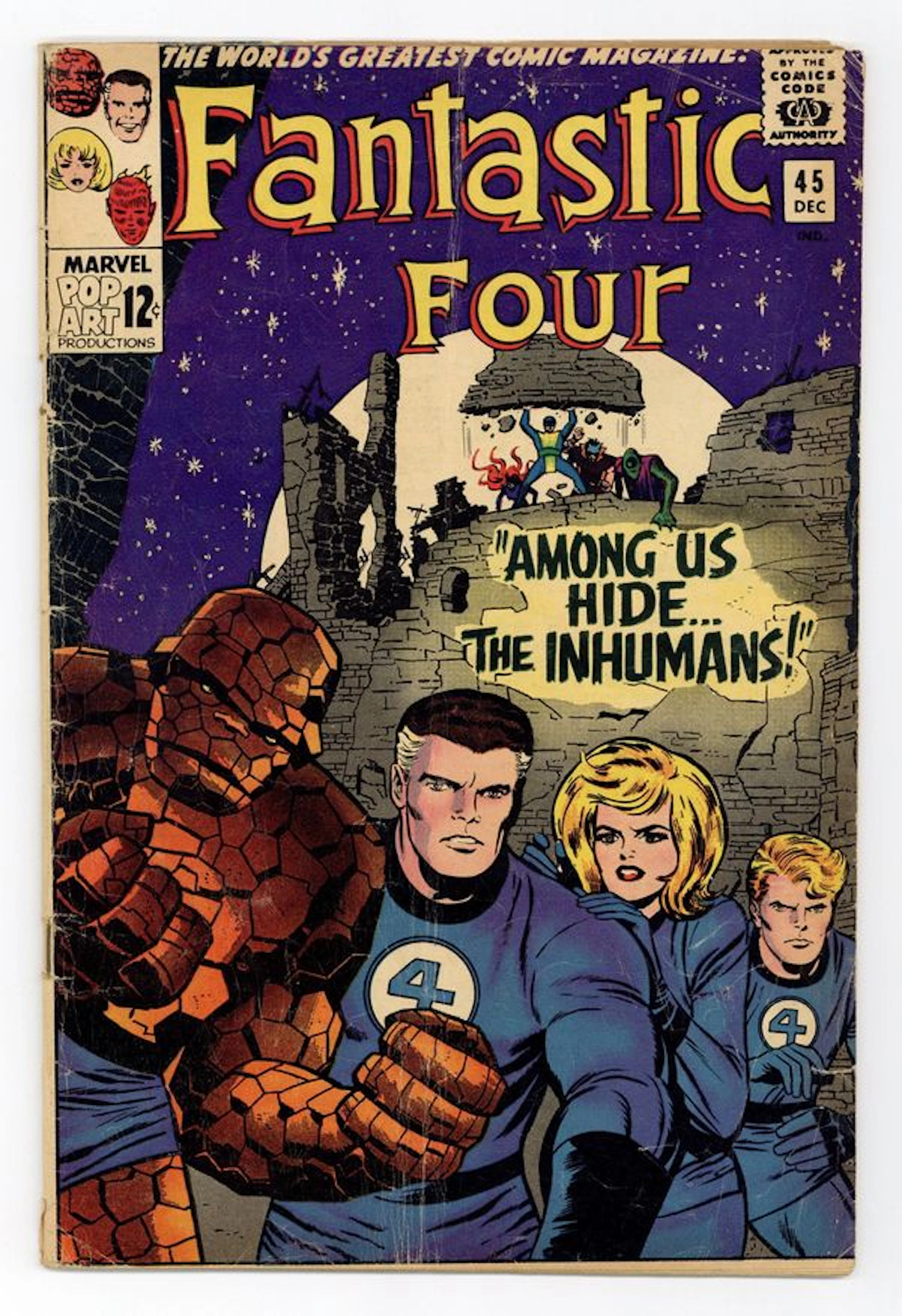 Fantastic Four (1961 1st Series) 45 GD/VG 3.0