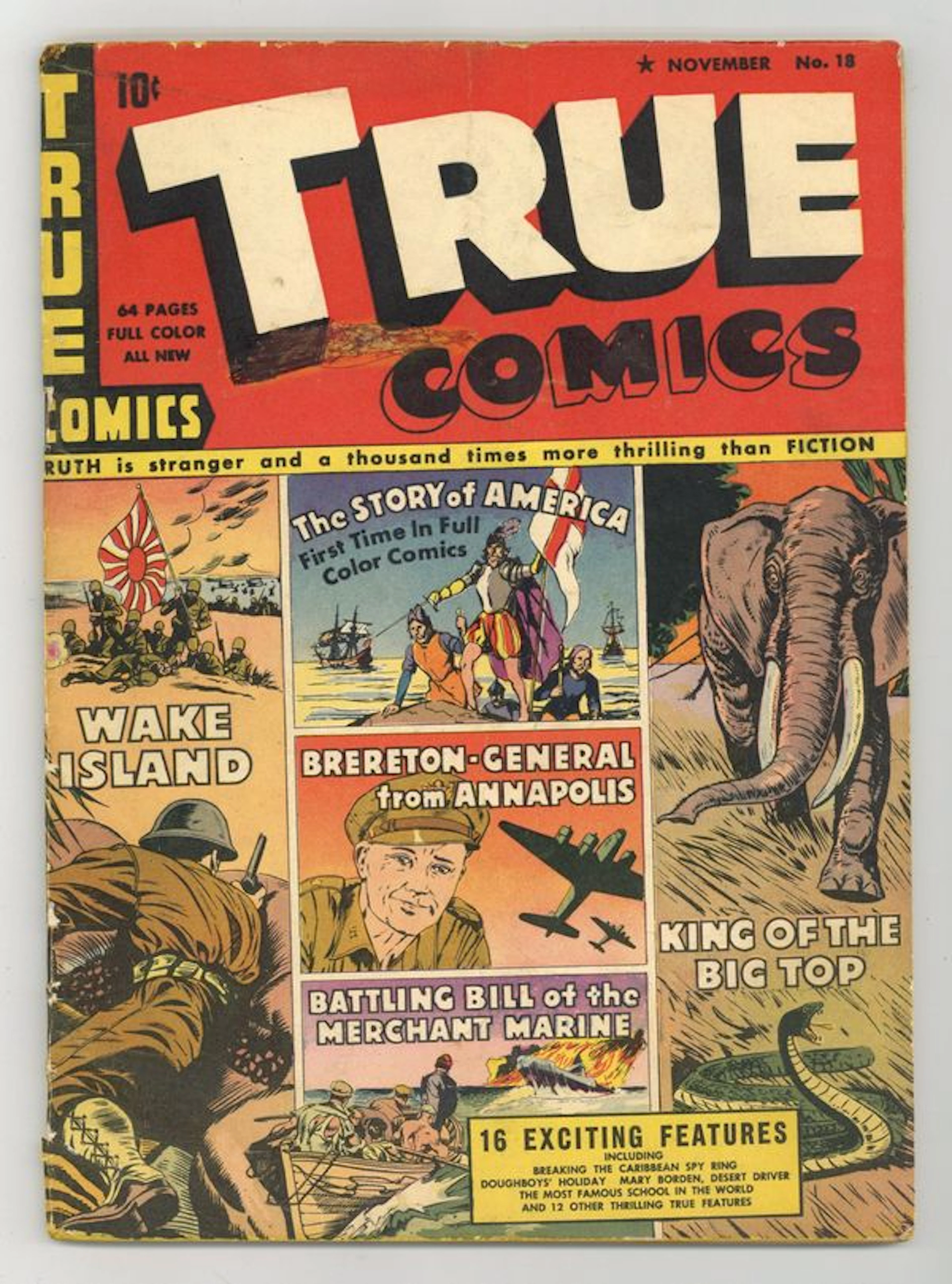 True Comics (1941 Parents' Magazine Press) 18 GD 2.0 (R)