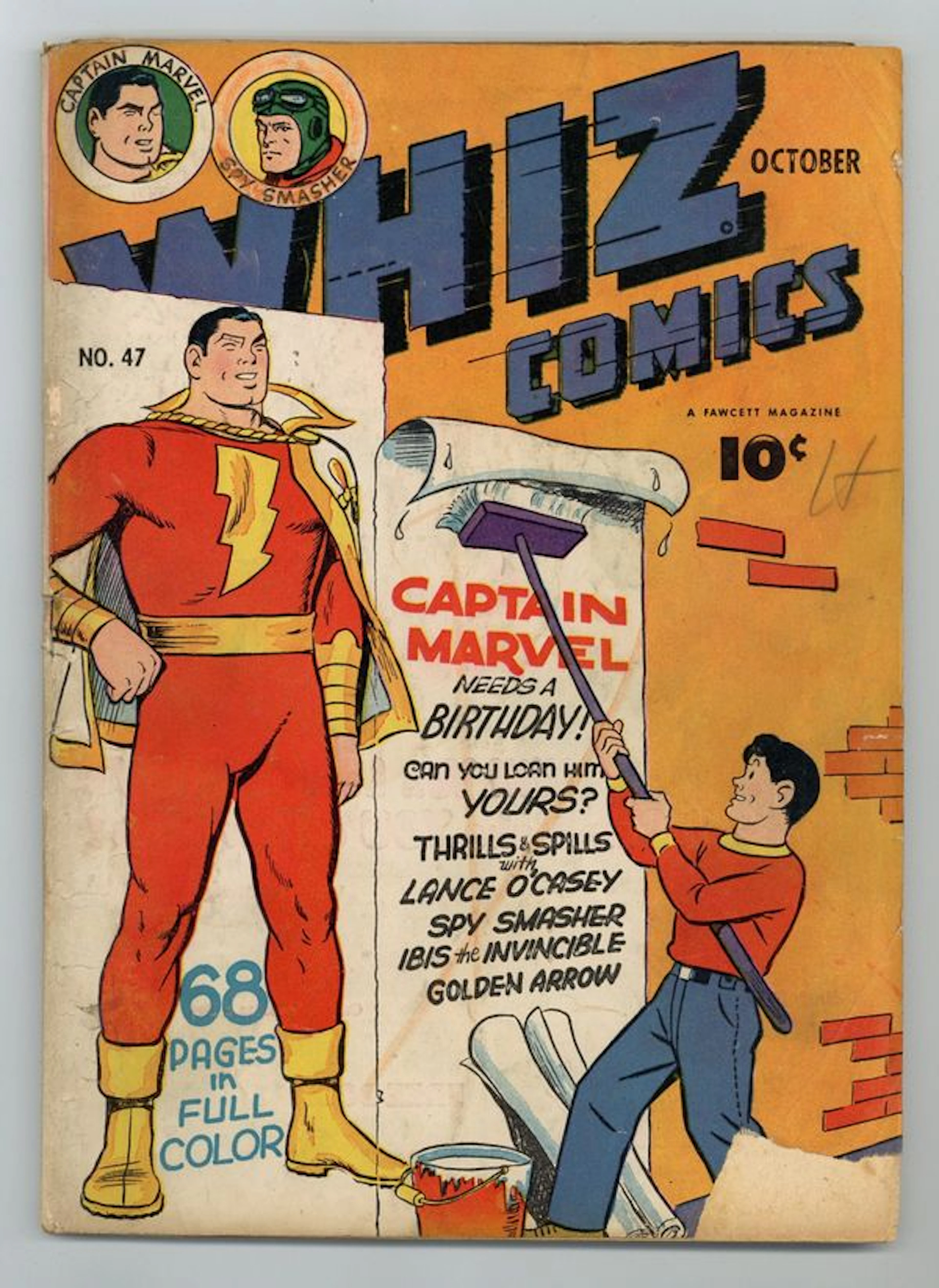 Whiz Comics (1940 Fawcett) 47 GD 2.0