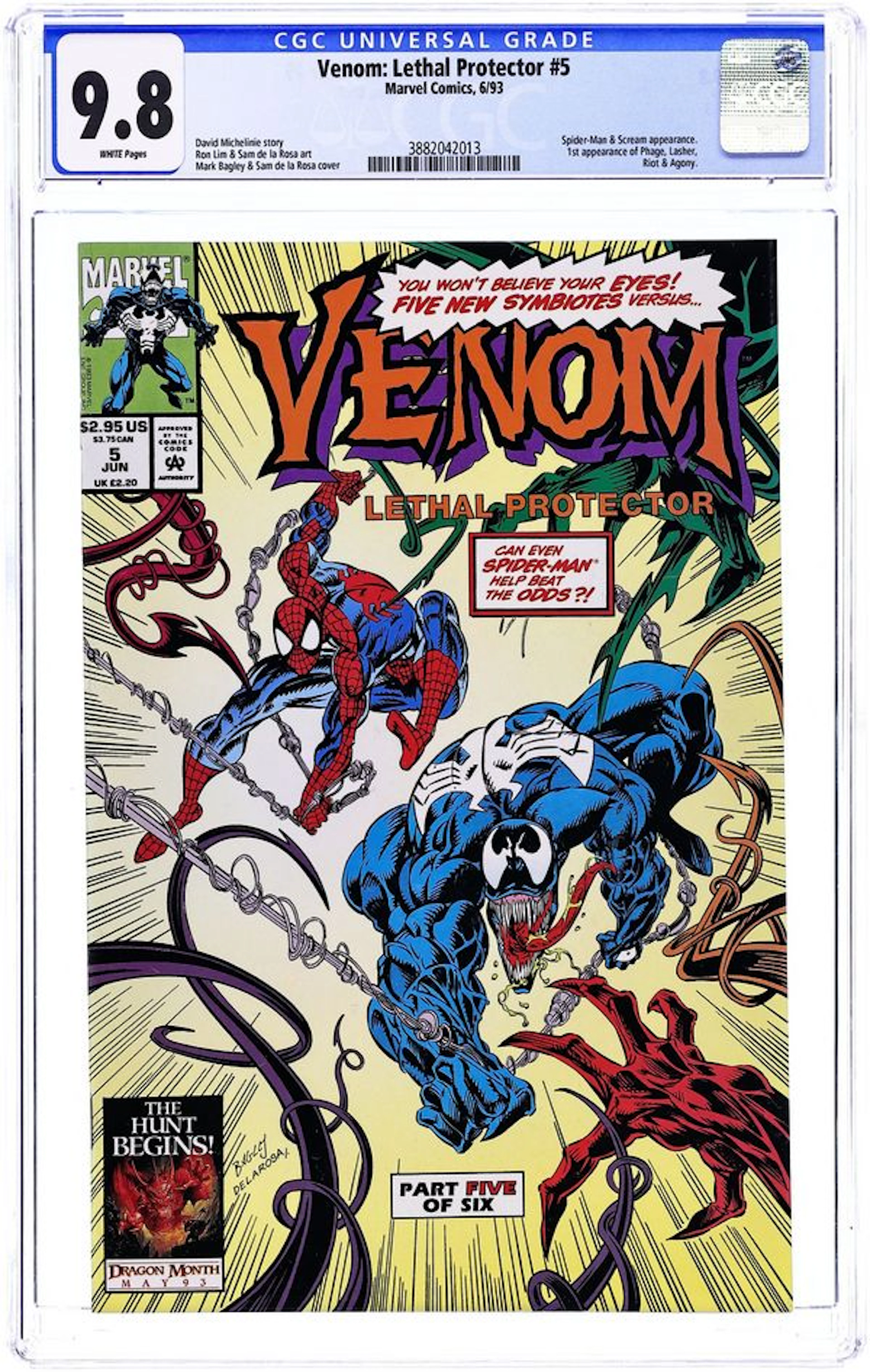 Venom Lethal Protector (1993) 5D CGC 9.8