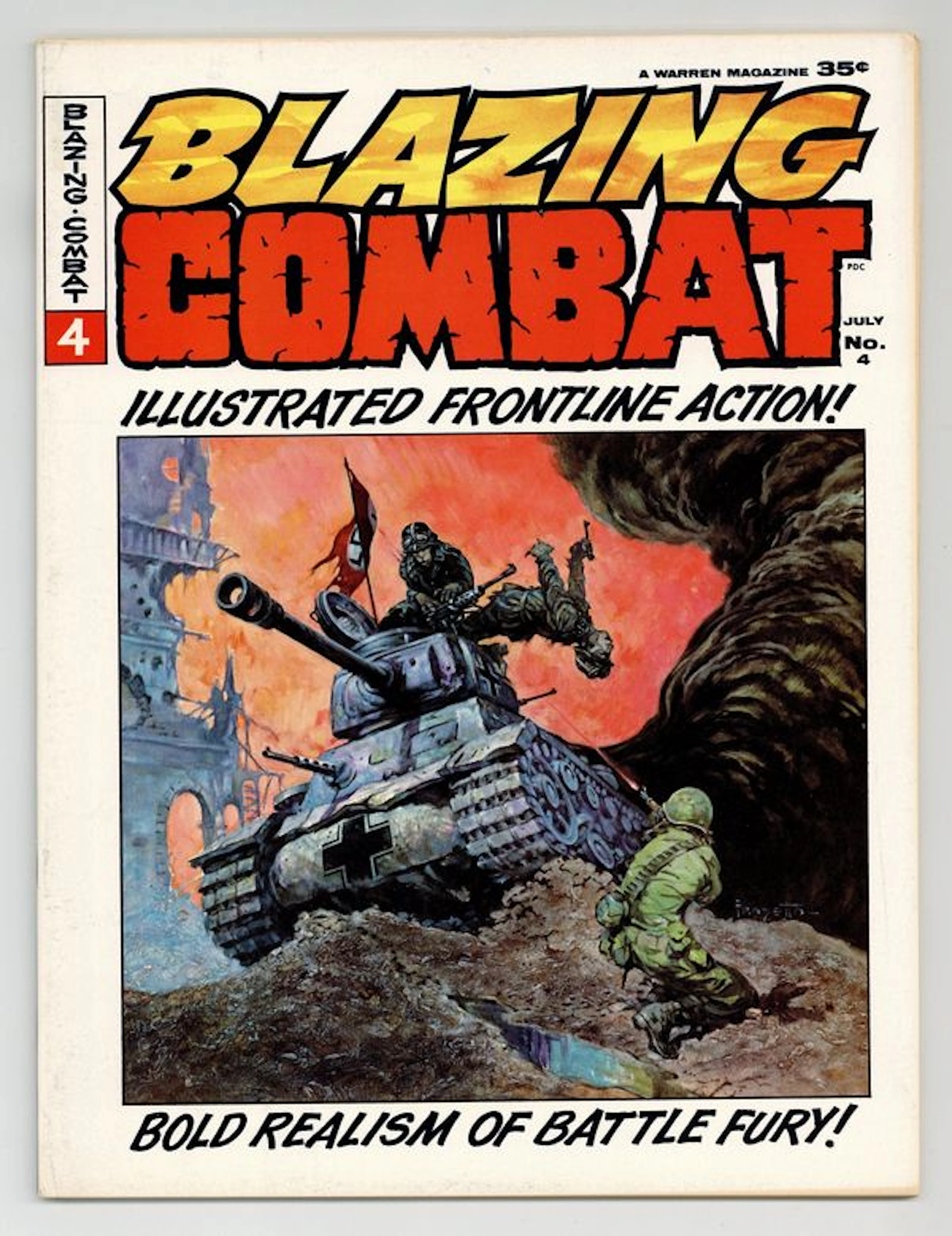 Blazing Combat (1965 Warren Magazine) 4 FN 6.0