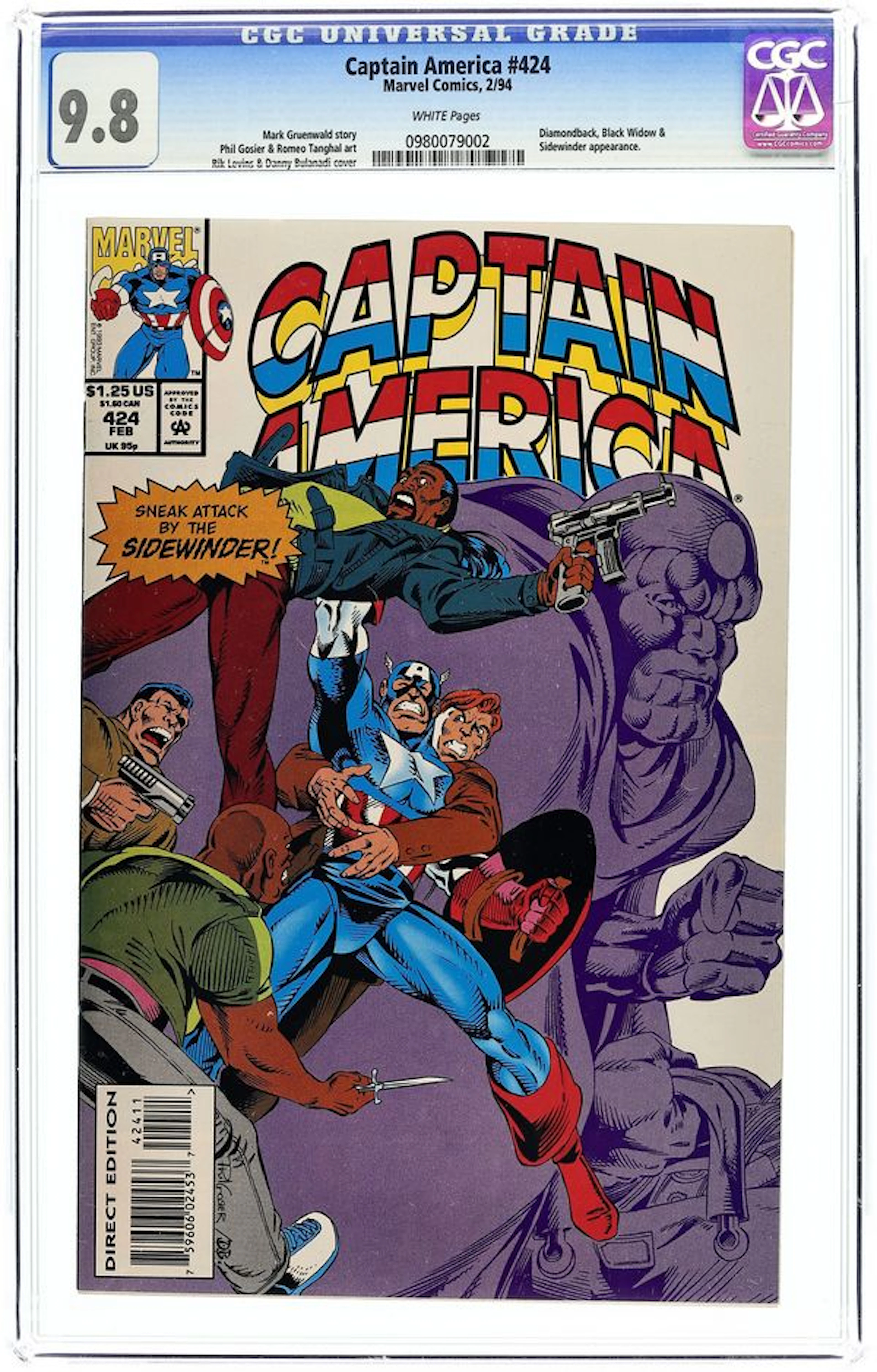 Captain America (1968 1st Series) 424 CGC 9.8