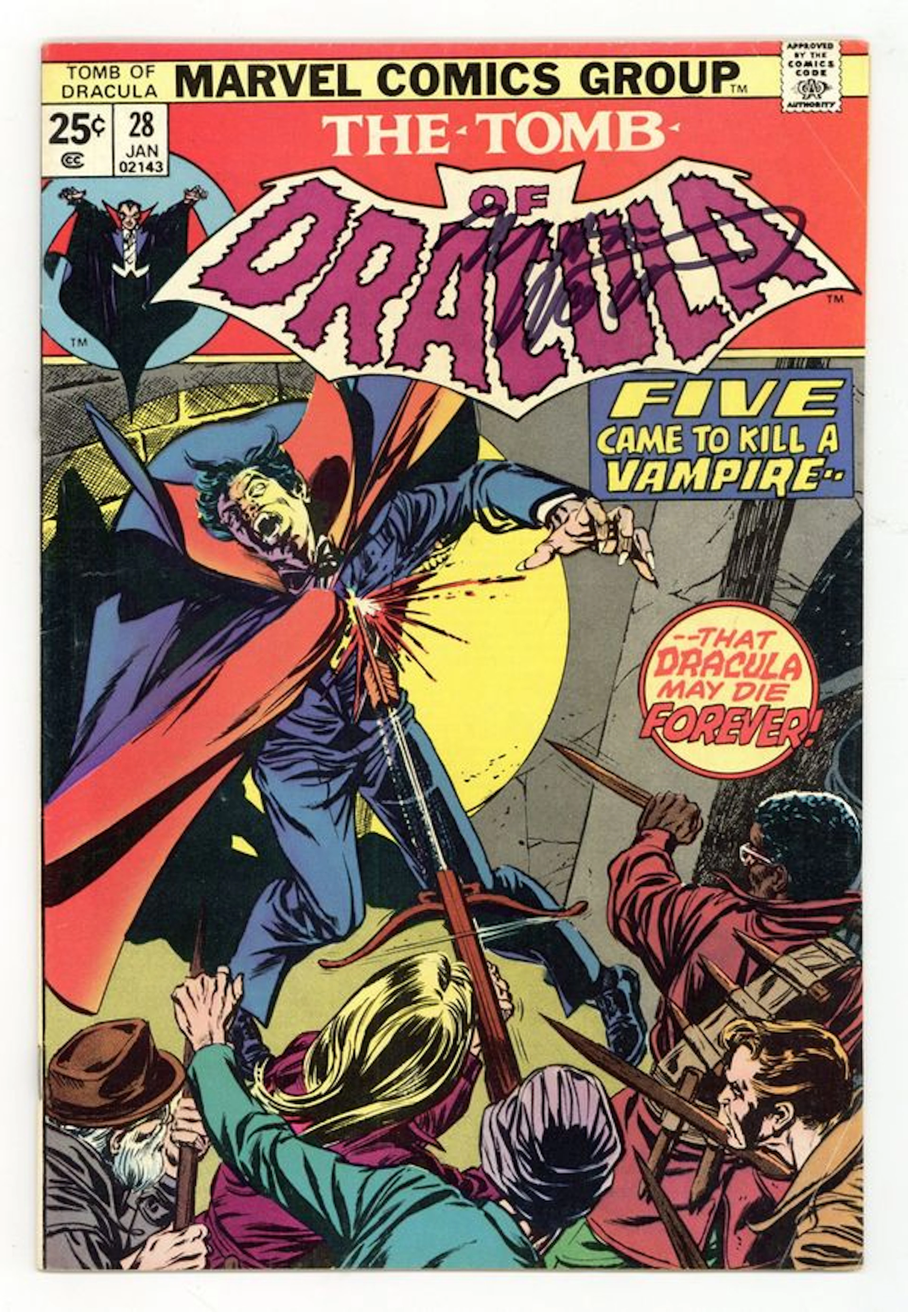 Tomb of Dracula (1972 1st Series) 28 VG 4.0