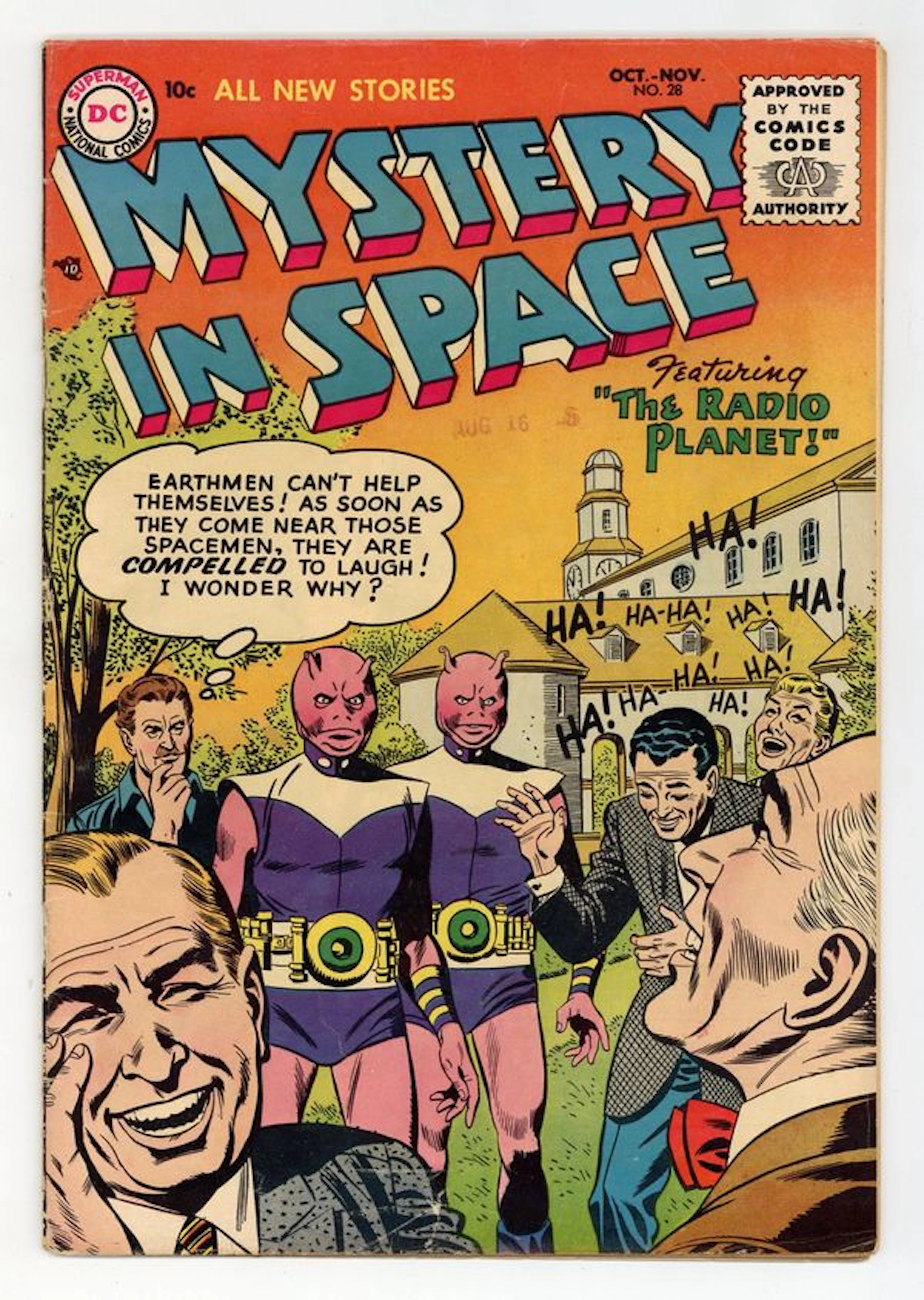 Mystery in Space (1951 1st Series) 28 VG 4.0
