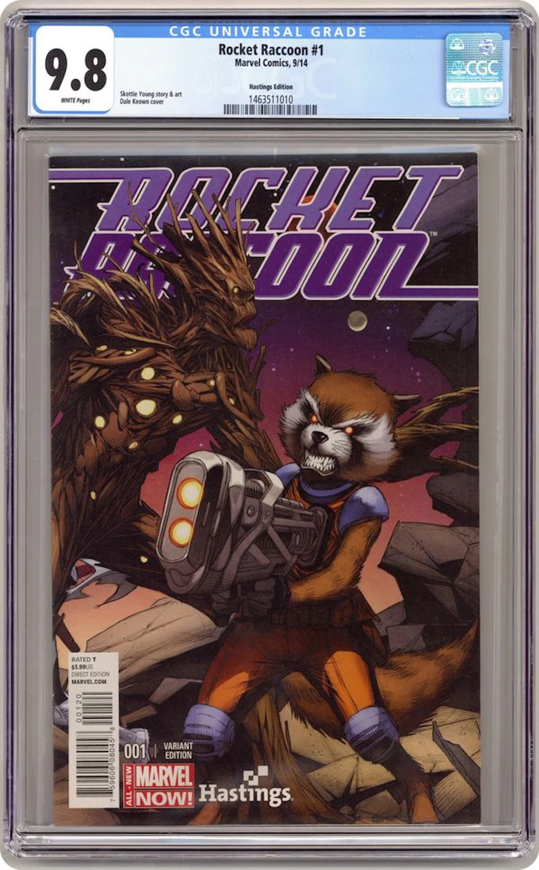 Rocket Raccoon (2014 2nd Series) 1HASTINGS.A CGC 9.8