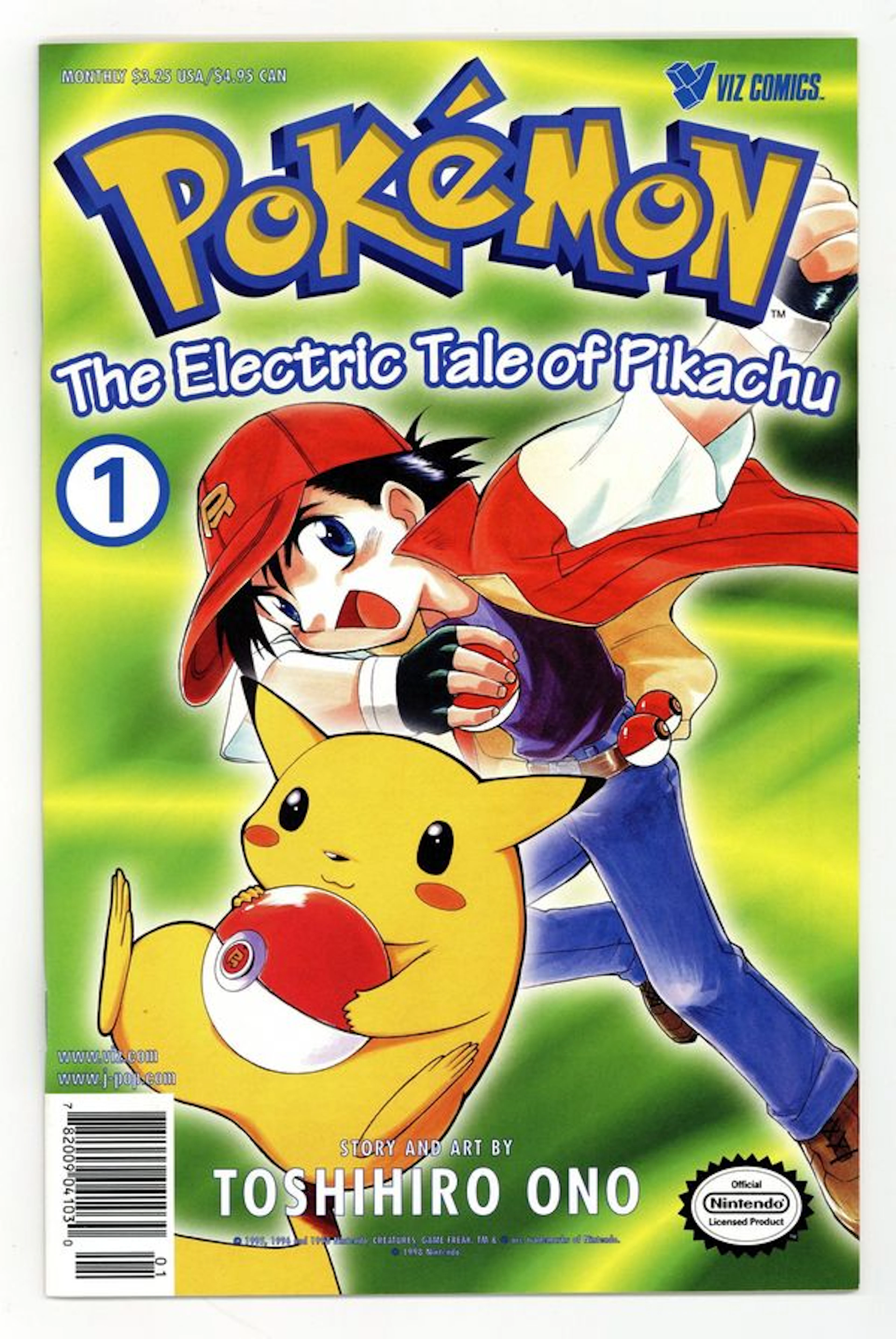 Pokemon Part 1 The Electric Tale of Pikachu (Reprint) 1A VF+ 8.5