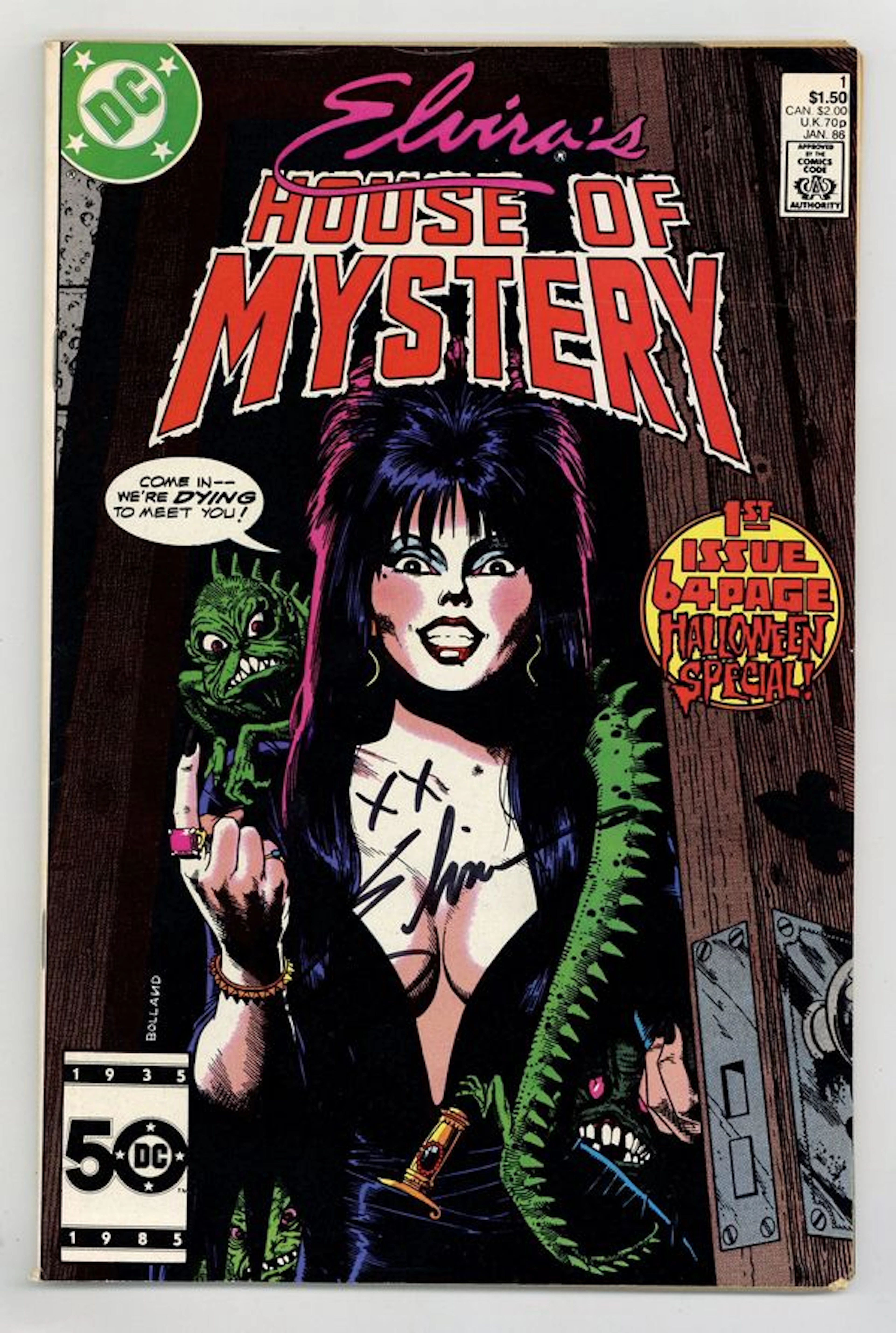 Elvira's House of Mystery (1986 DC) 1 VG/FN 5.0