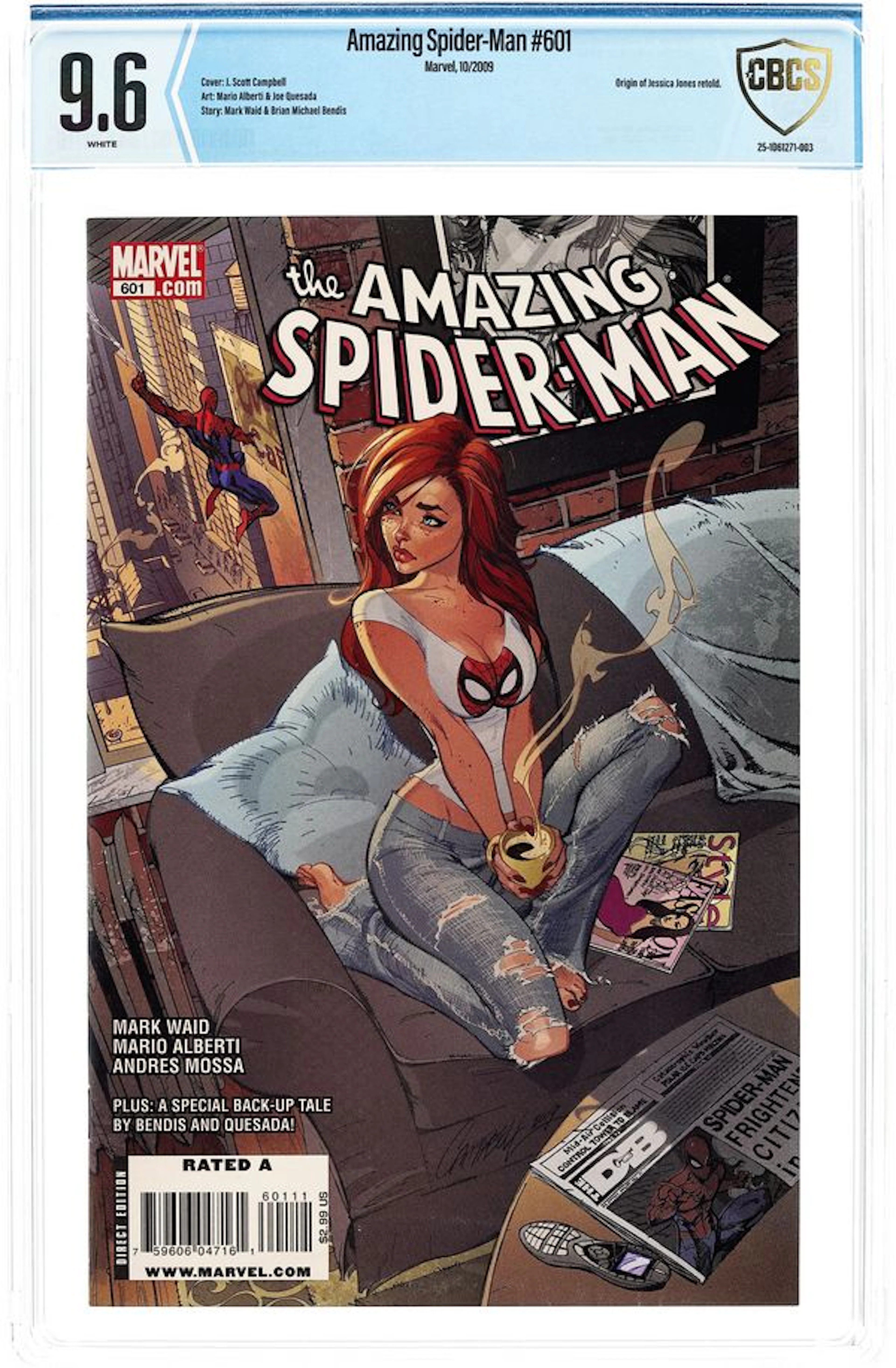 Amazing Spider-Man (1998 2nd Series) 601A CBCS 9.6