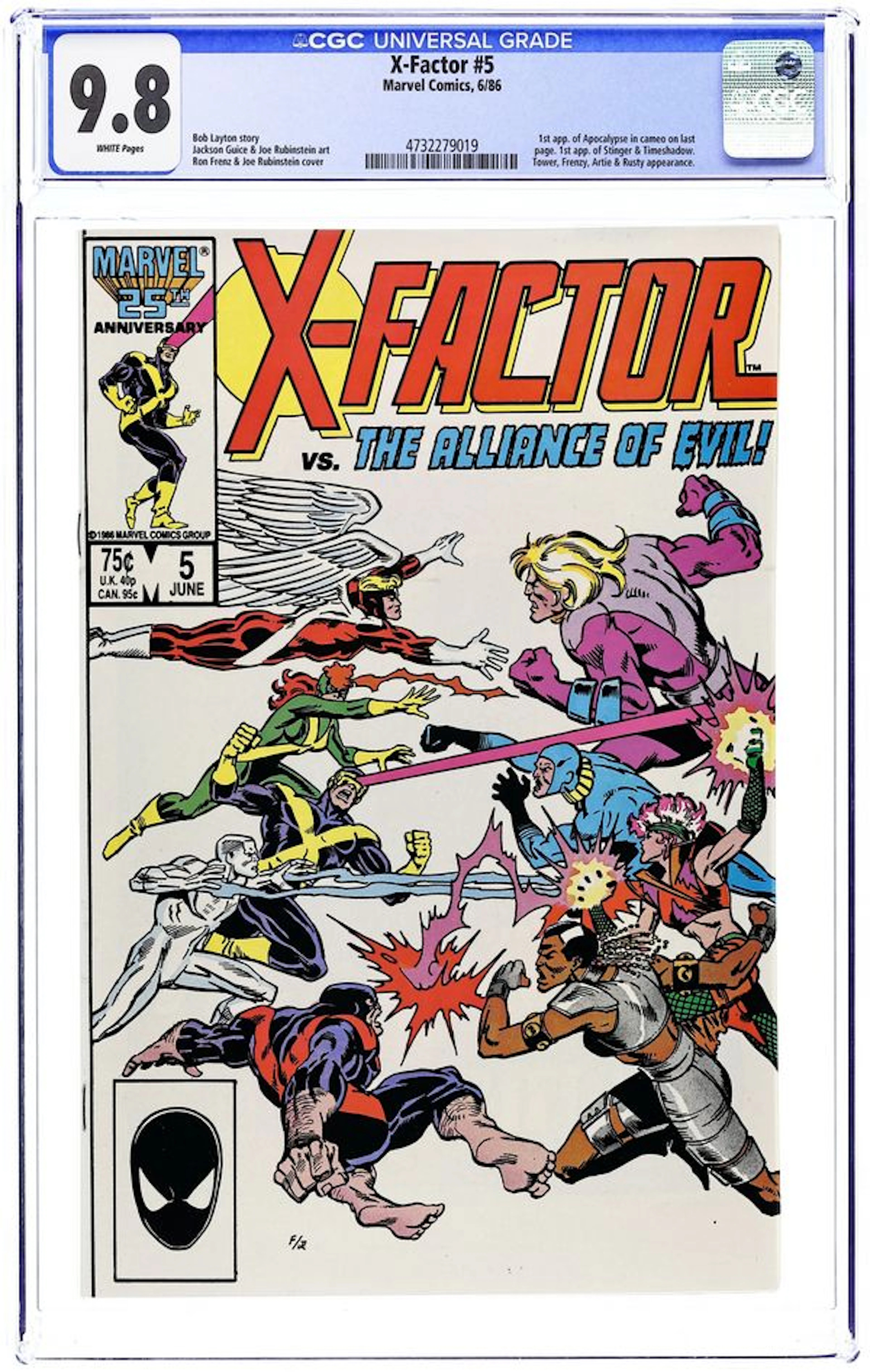 X-Factor (1986 1st Series Marvel) 5D CGC 9.8