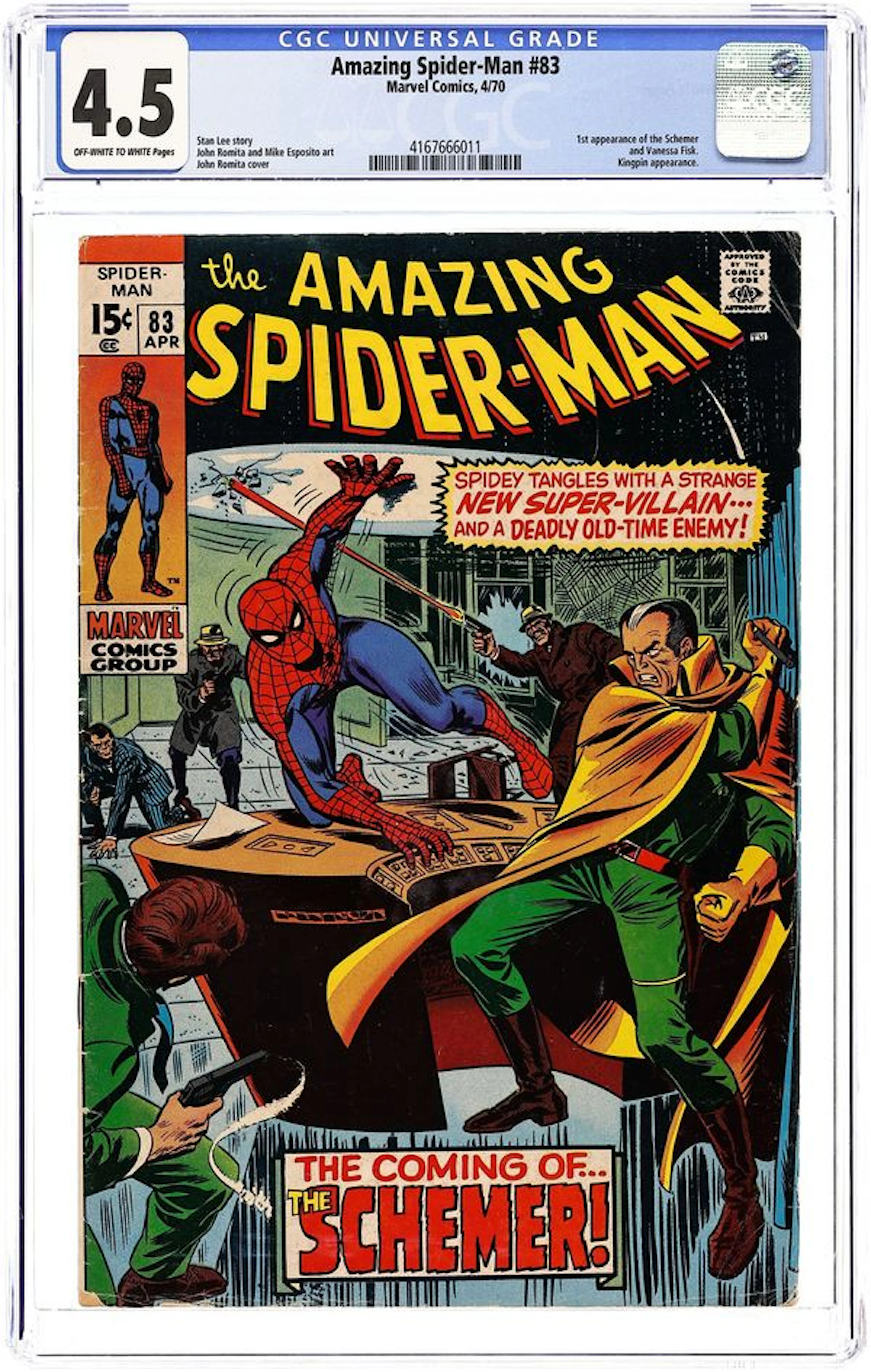 Amazing Spider-Man (1963 1st Series) 83 CGC 4.5