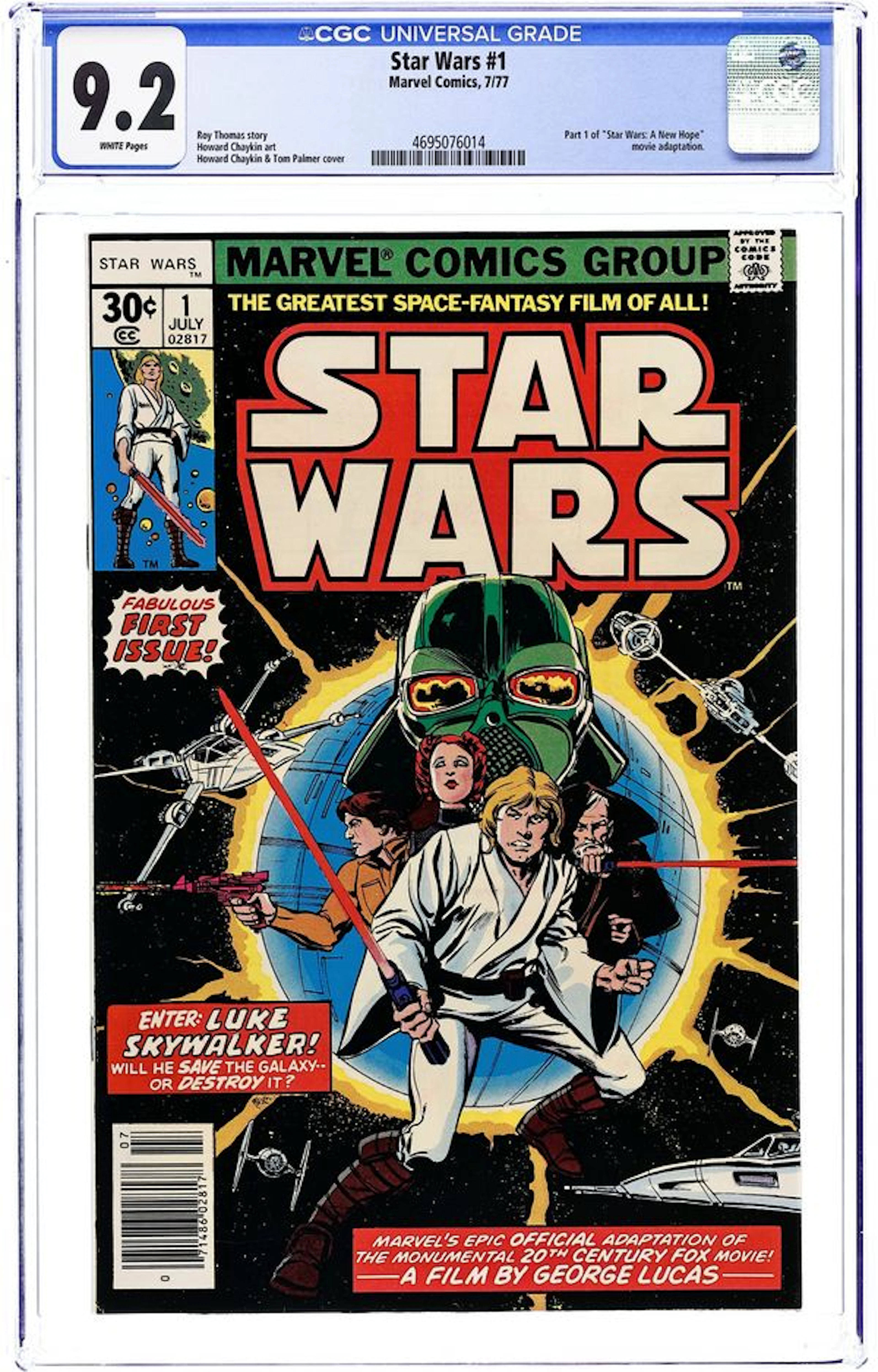 Star Wars (1977 Marvel) 1 CGC 9.2
