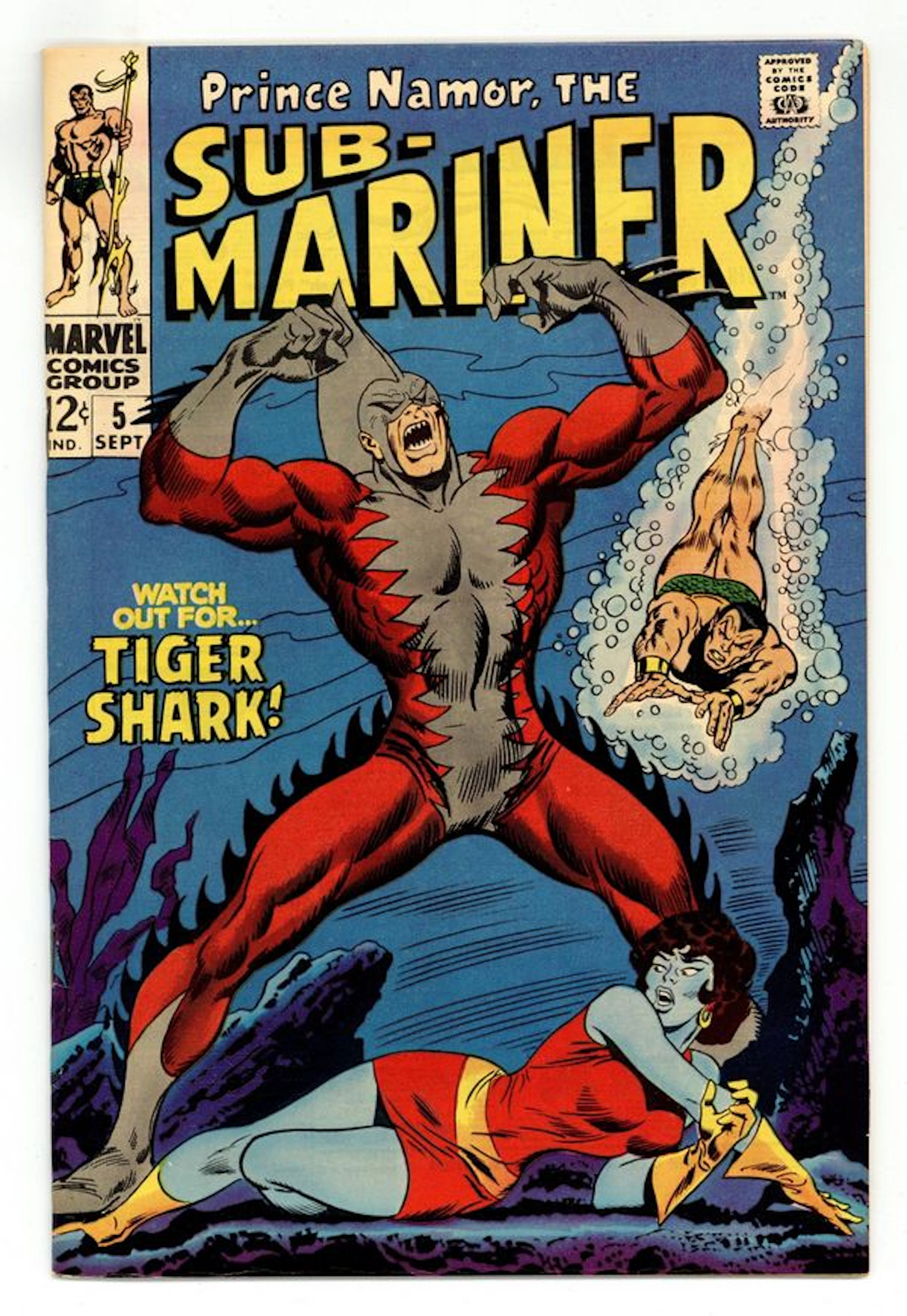 Sub-Mariner (1968 1st Series) 5 FN 6.0