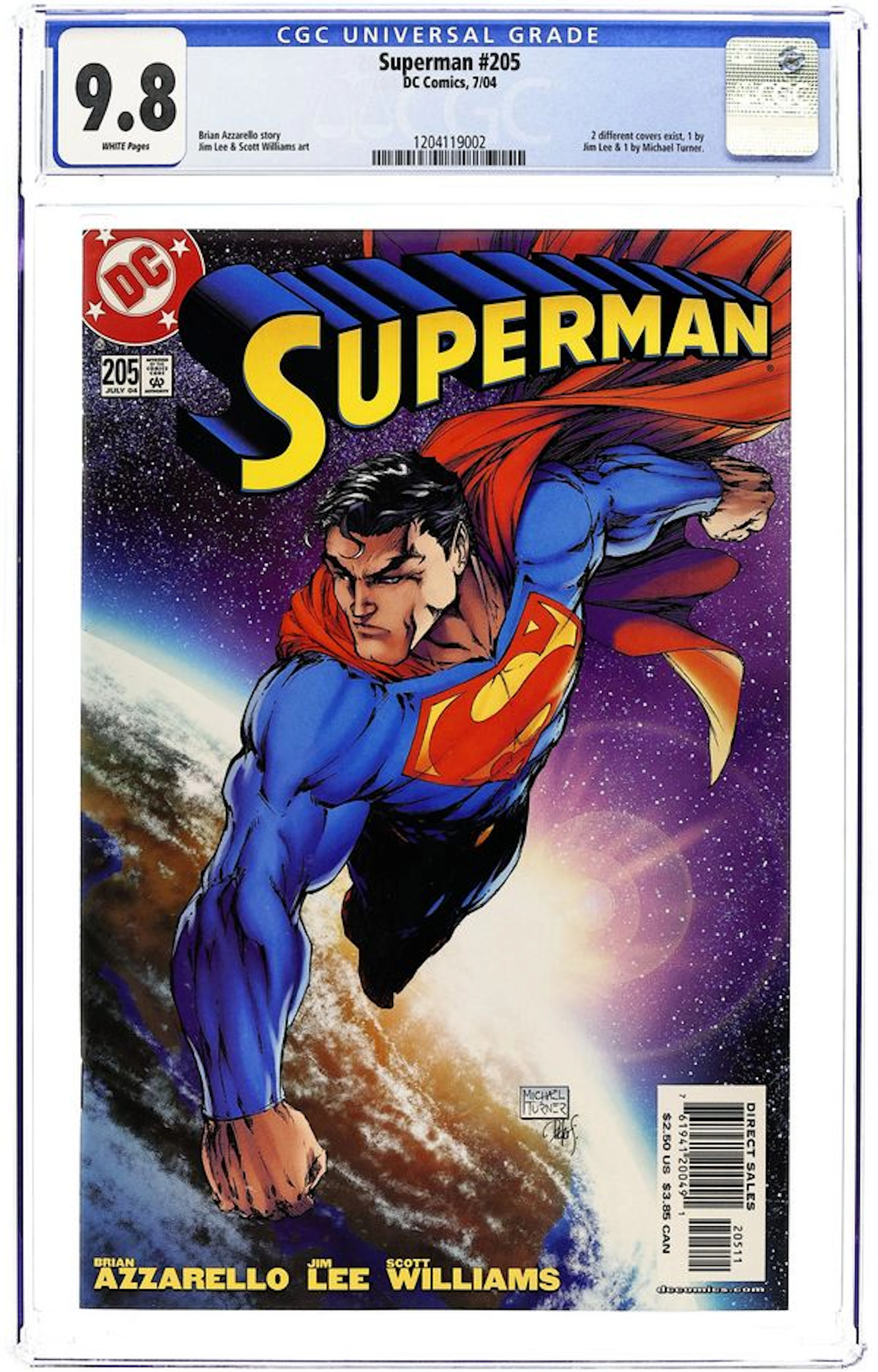 Superman (1987 2nd Series) 205B CGC 9.8