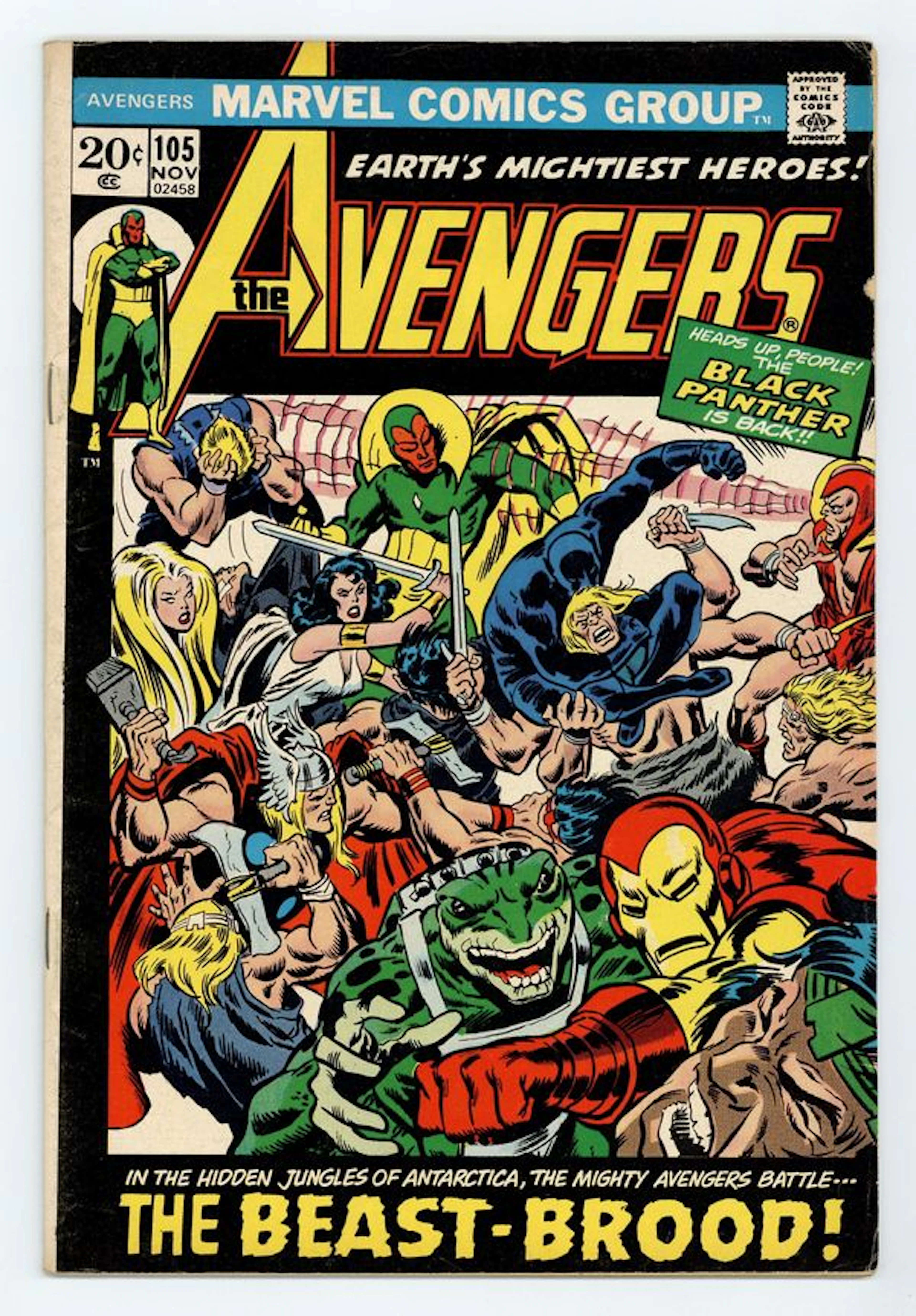 Avengers (1963 1st Series) 105 VG+ 4.5