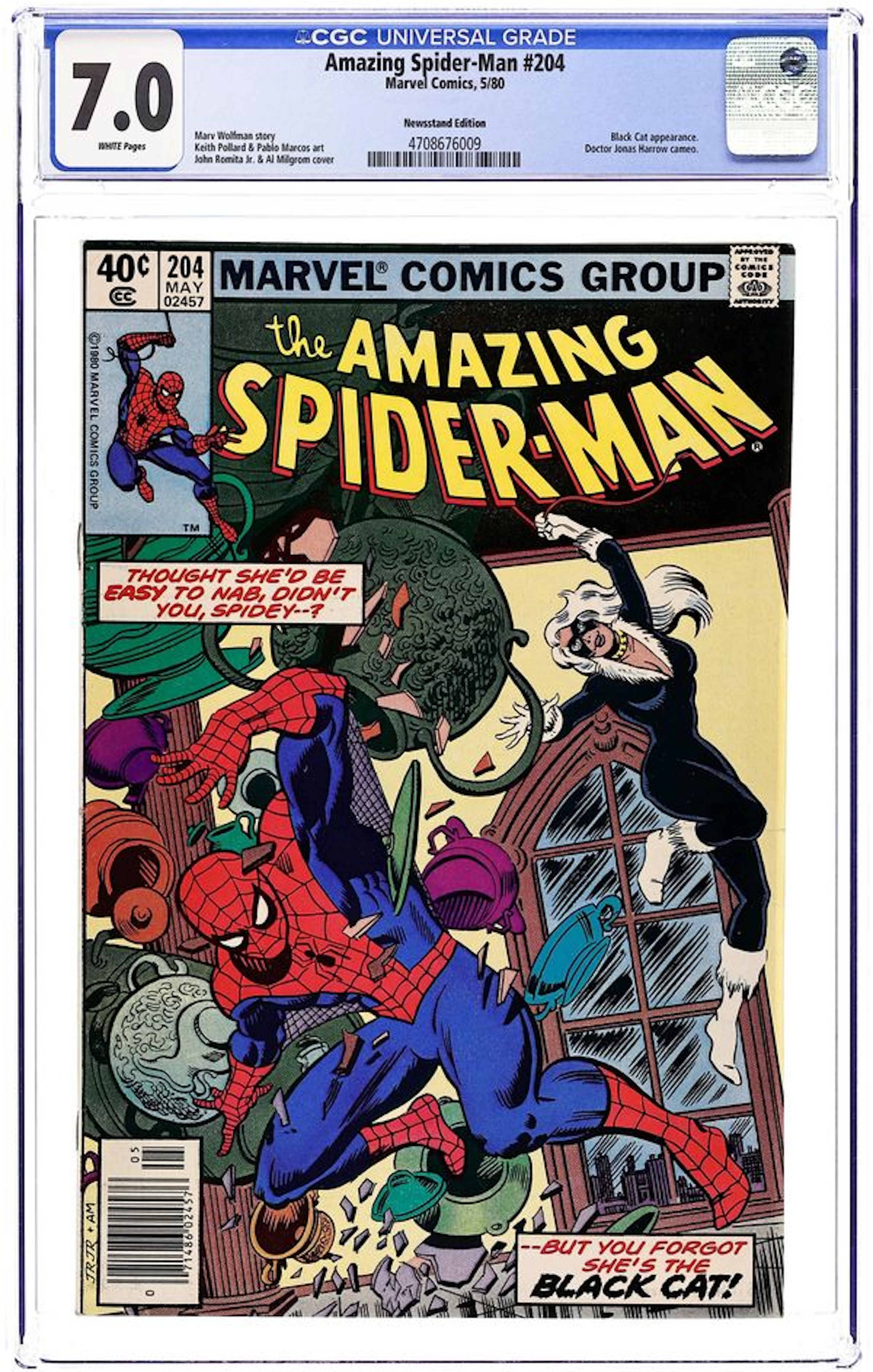 Amazing Spider-Man (1963 1st Series) 204N CGC 7.0