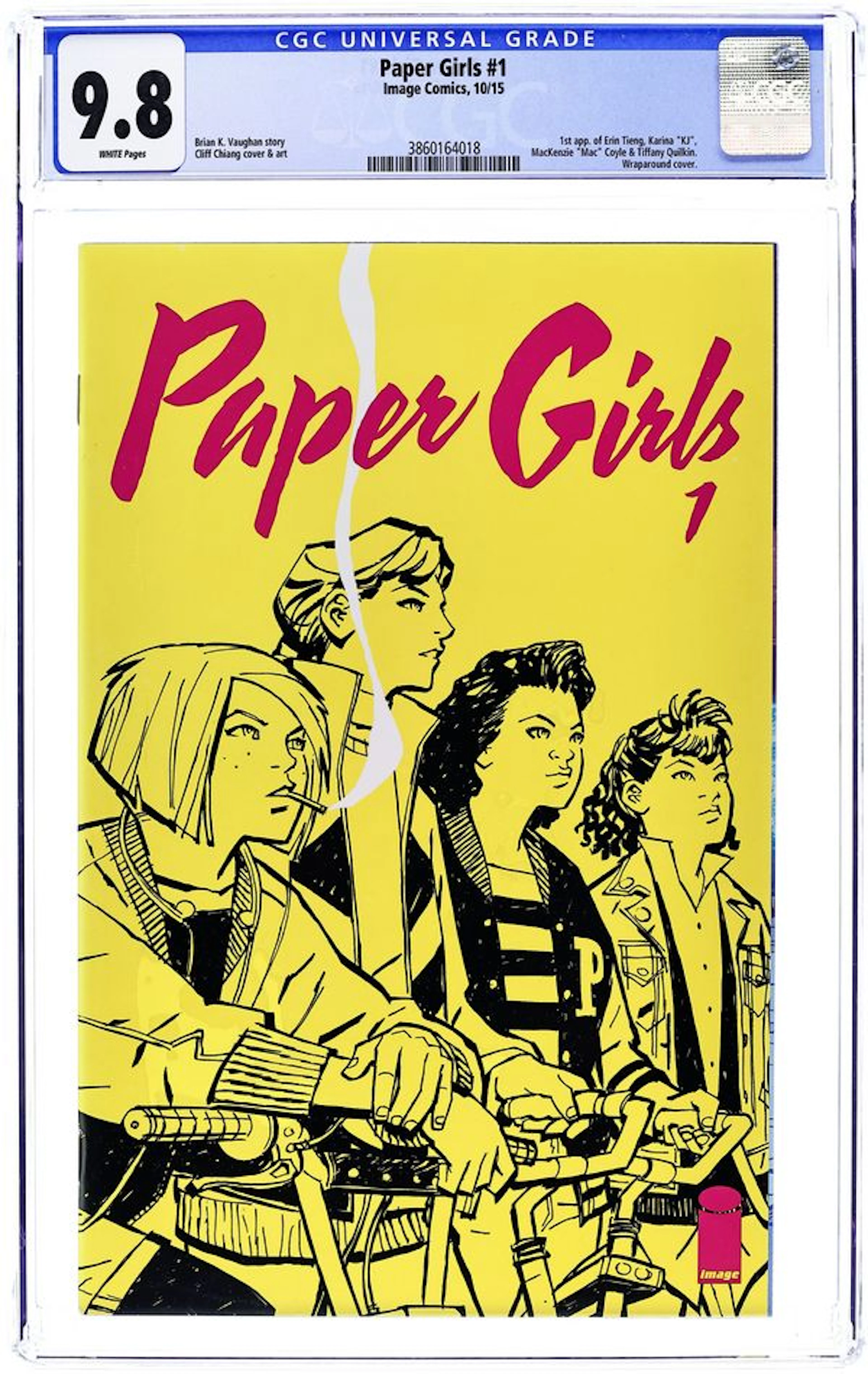 Paper Girls (2015 Image) 1 CGC 9.8