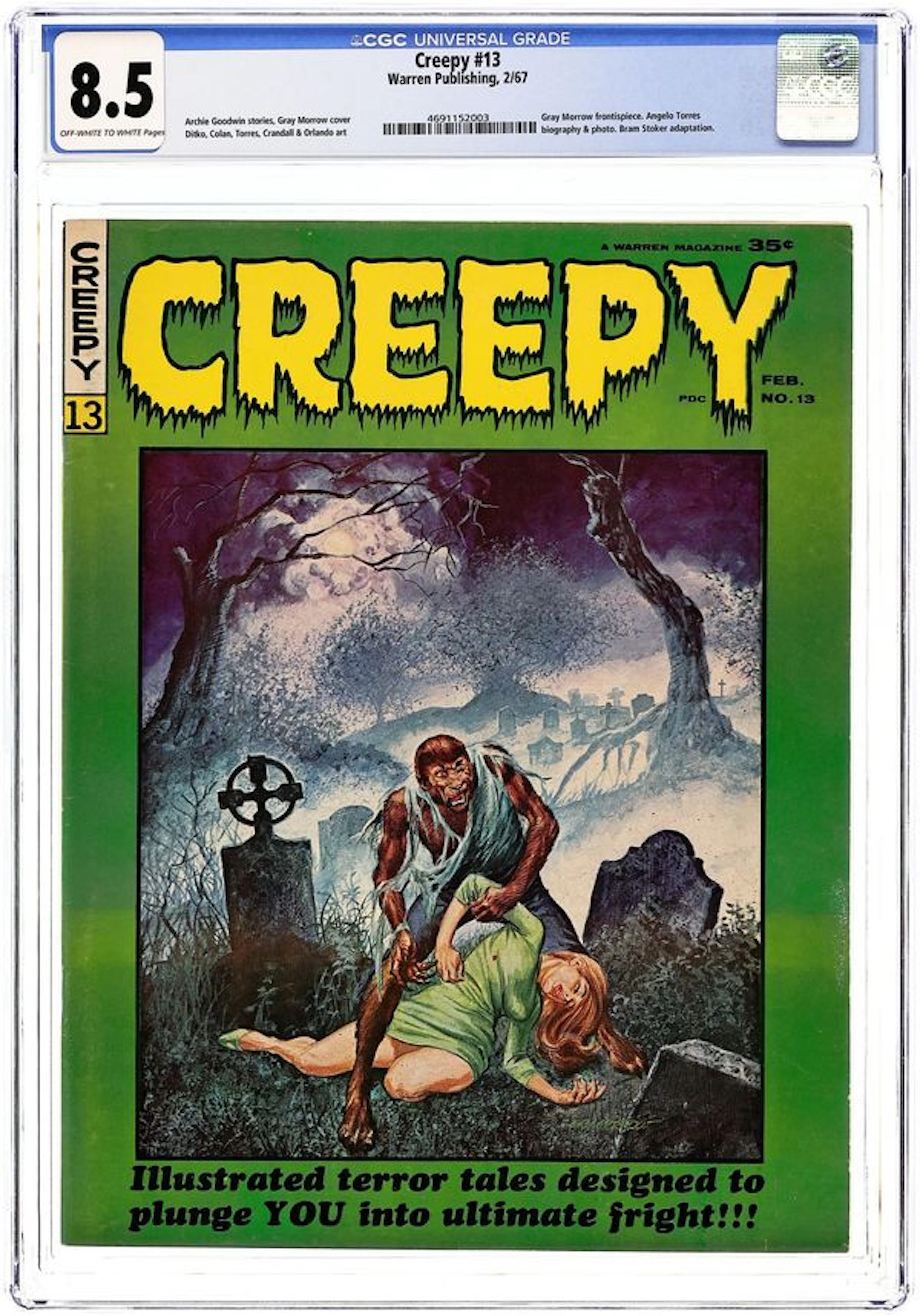 Creepy (1964 Warren) 13 CGC 8.5