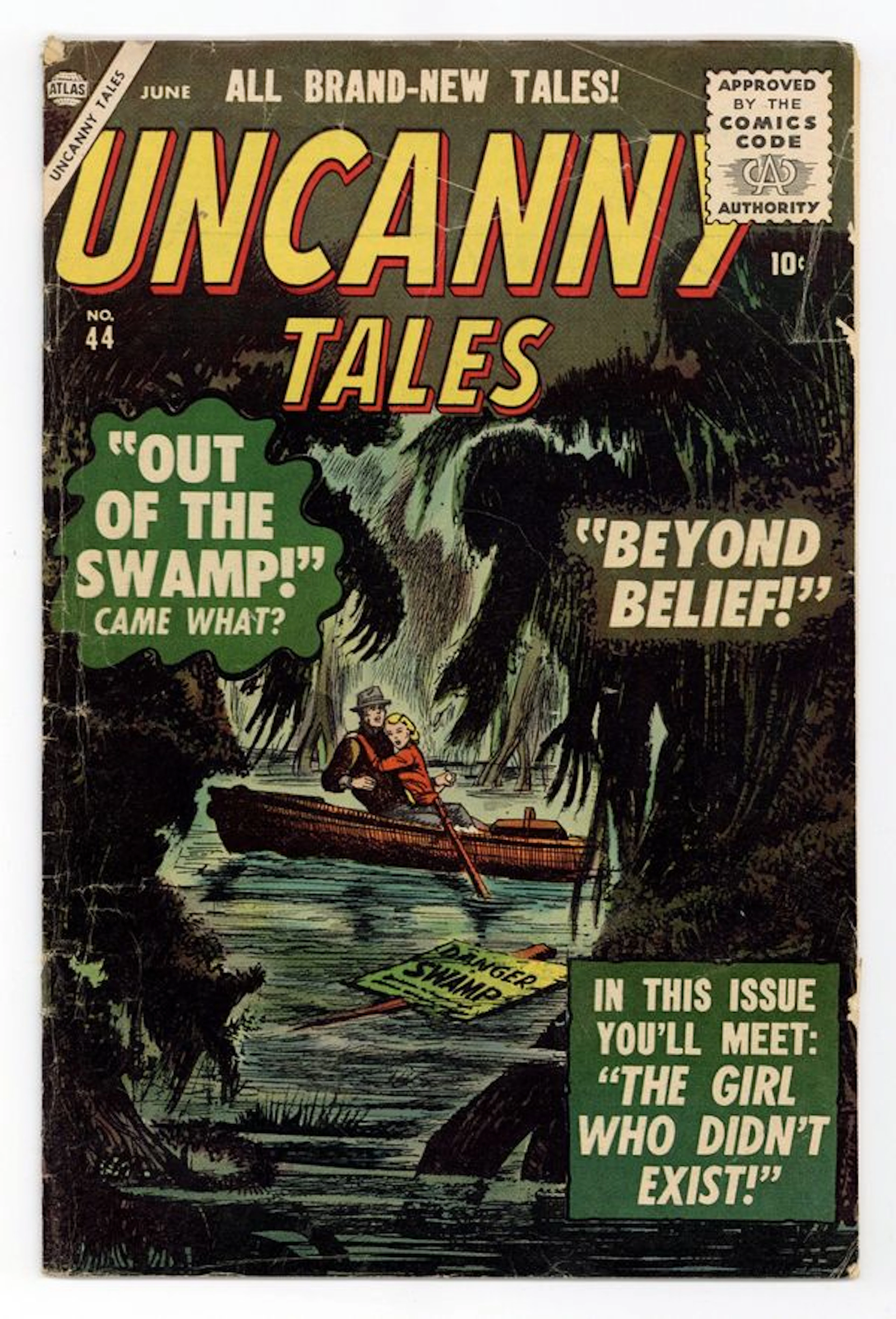 Uncanny Tales (1952 Atlas) 44 VG- 3.5