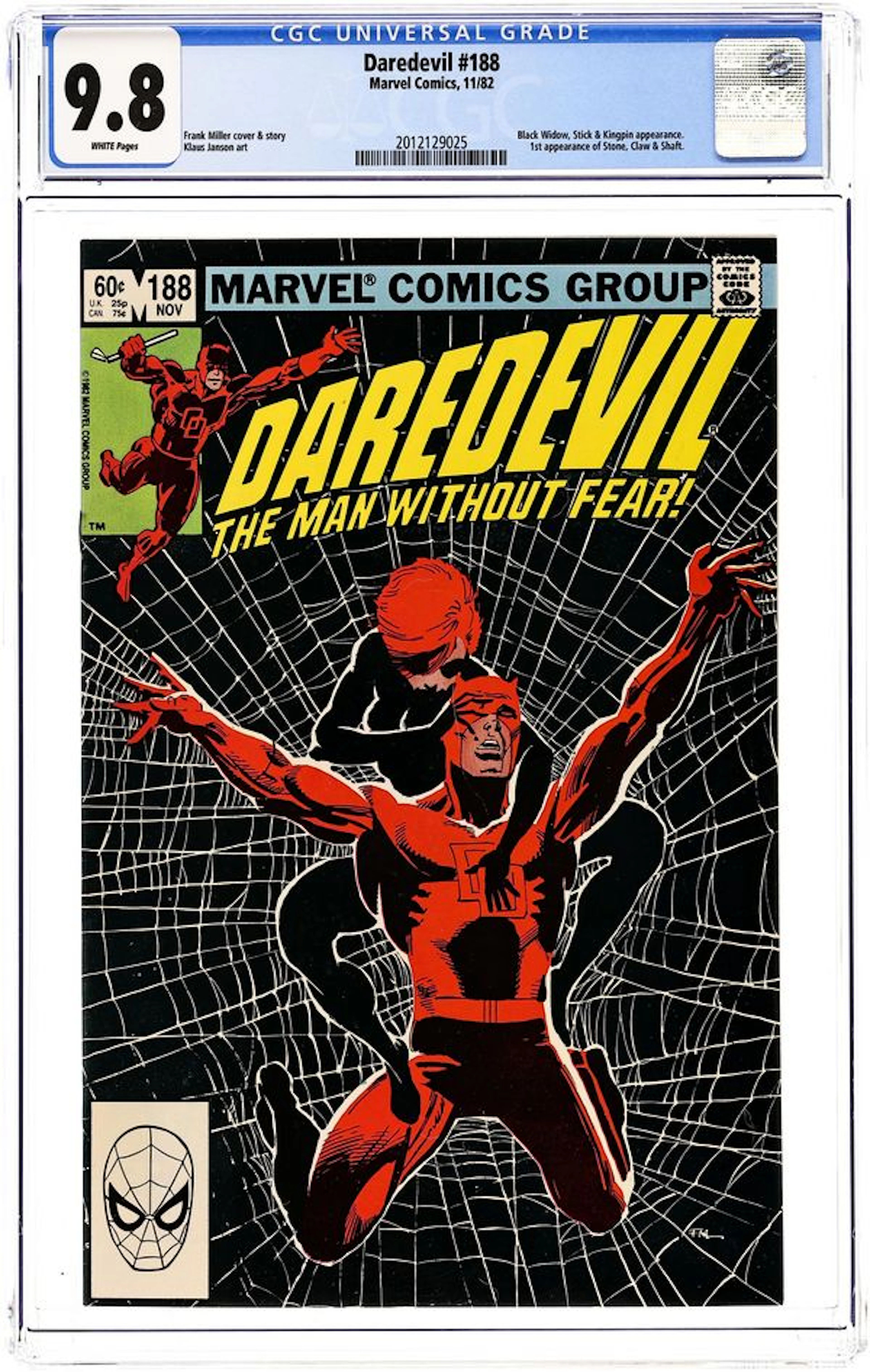 Daredevil (1964 1st Series) 188D CGC 9.8
