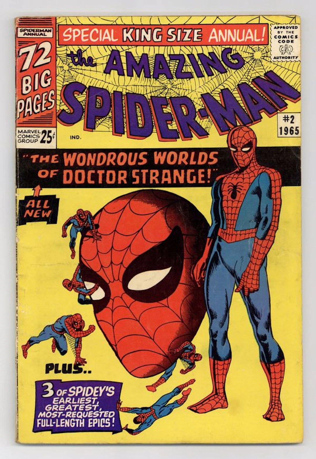 Amazing Spider-Man (1963 1st Series) Annual 2 VG- 3.5