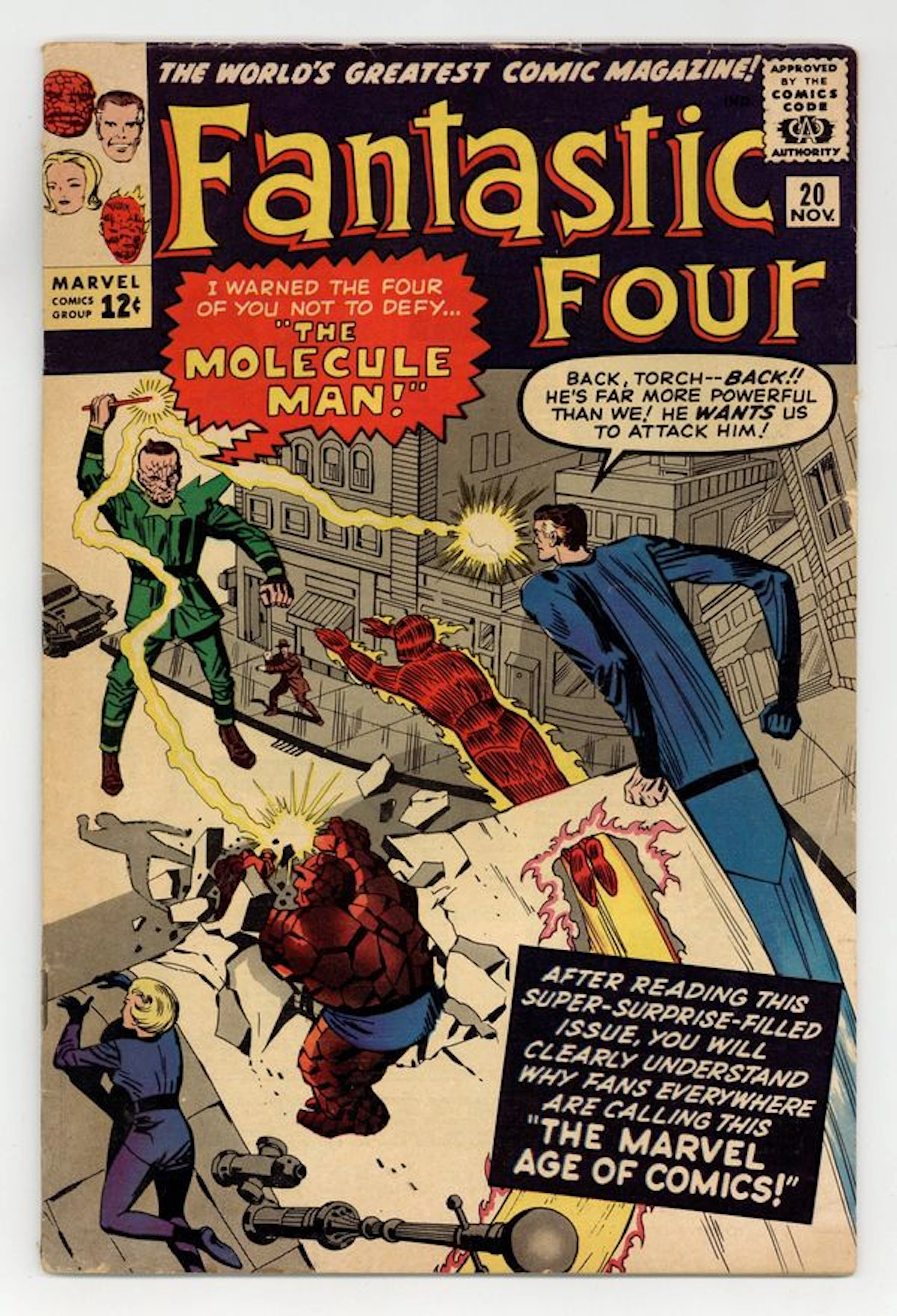 Fantastic Four (1961 1st Series) 20 GD/VG 3.0