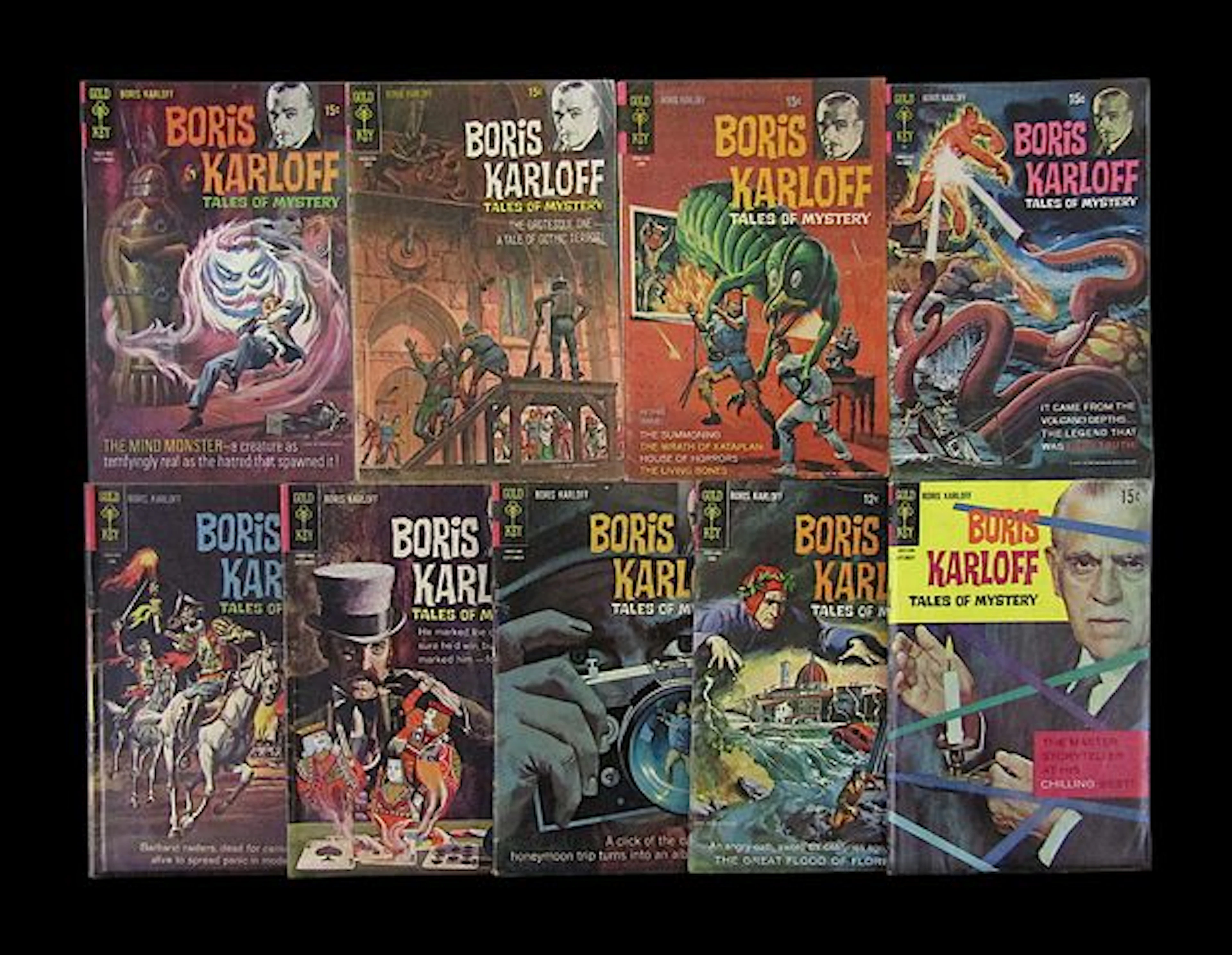 Boris Karloff Tales of Mystery Lot of 9
