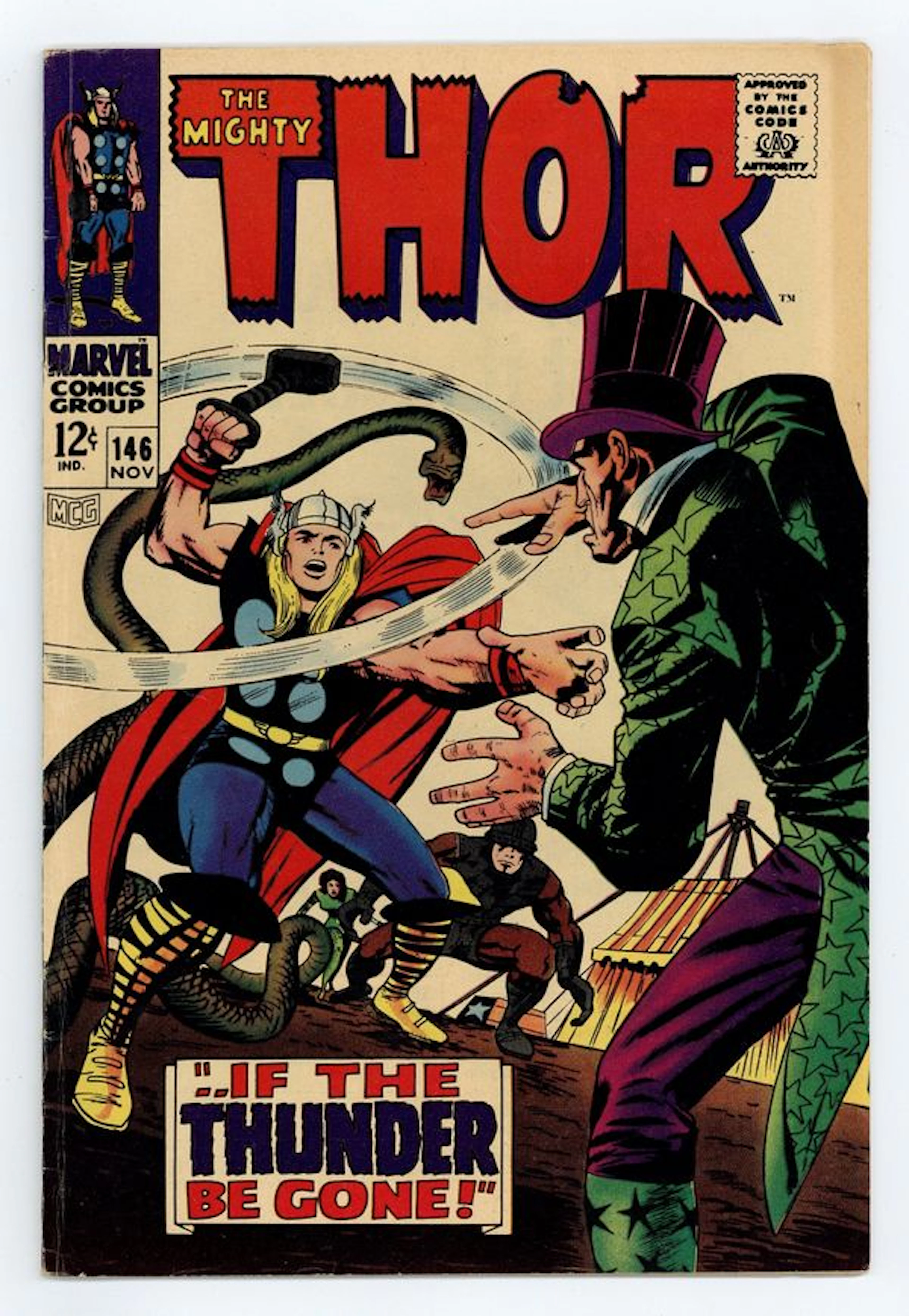 Thor (1962 Marvel 1st Series Journey Into Mystery) 146 VG+ 4.5