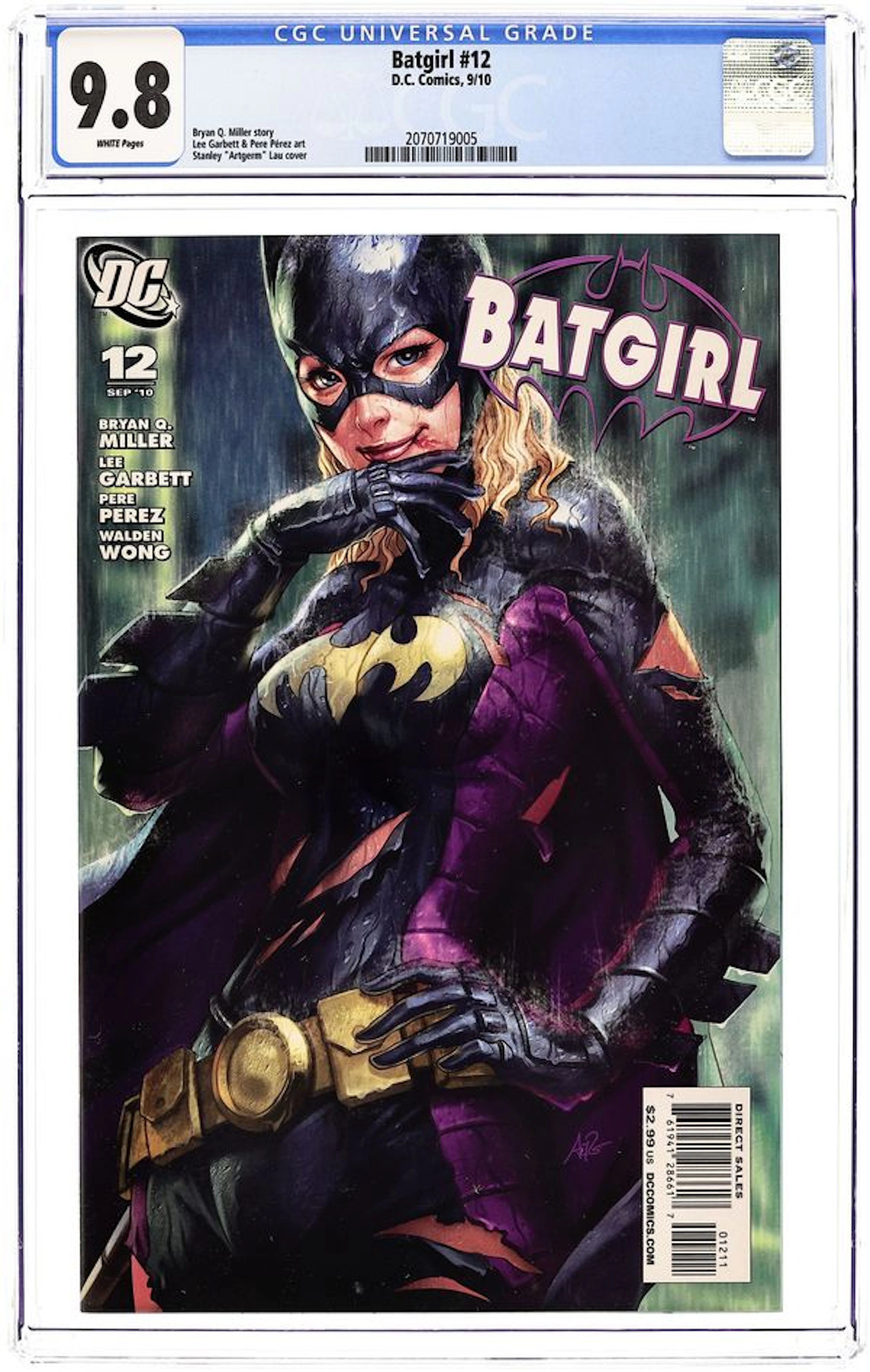 Batgirl (2009 3rd Series) 12 CGC 9.8