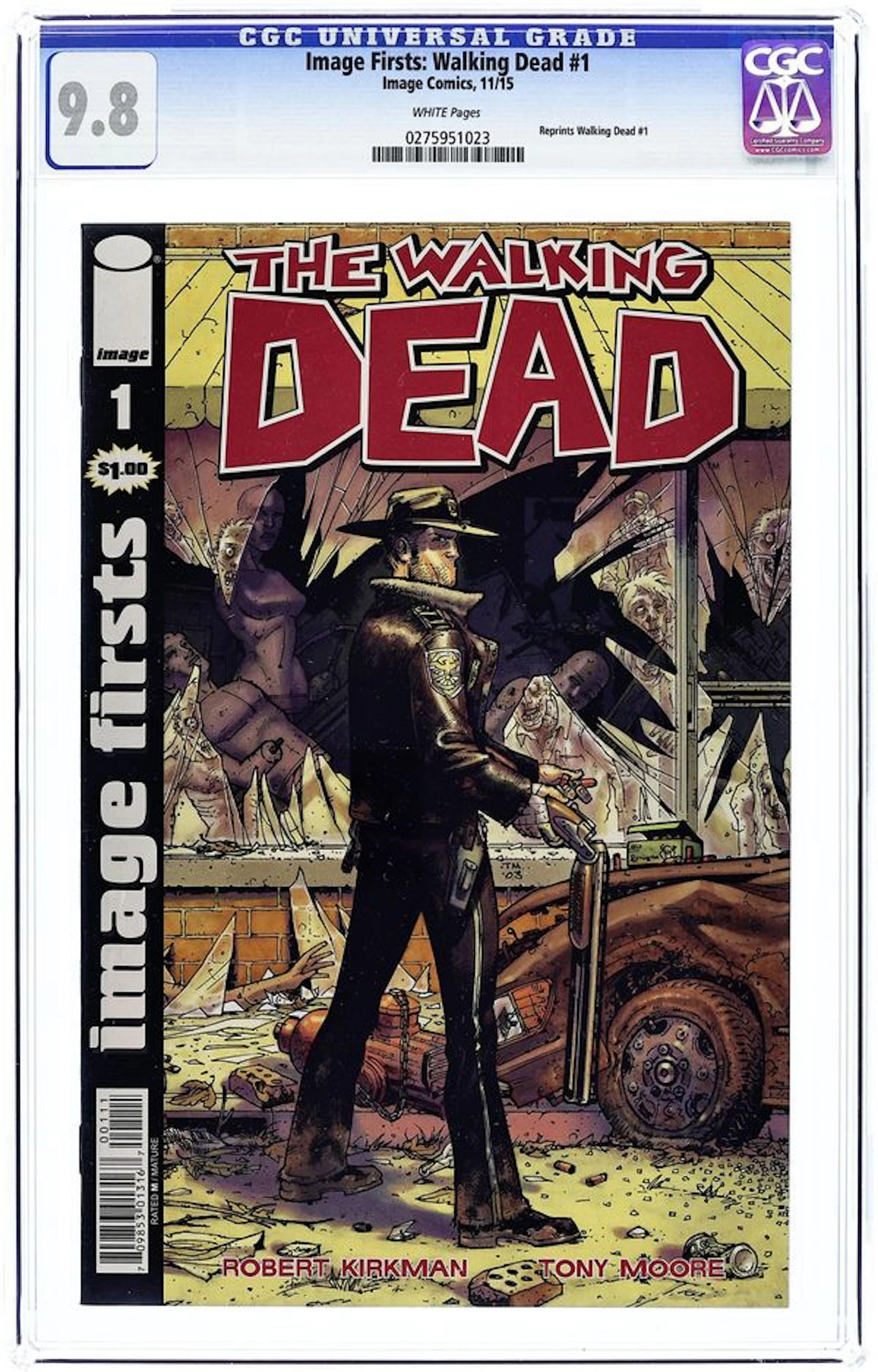 Image Firsts Walking Dead (2010 Image) 1F CGC 9.8