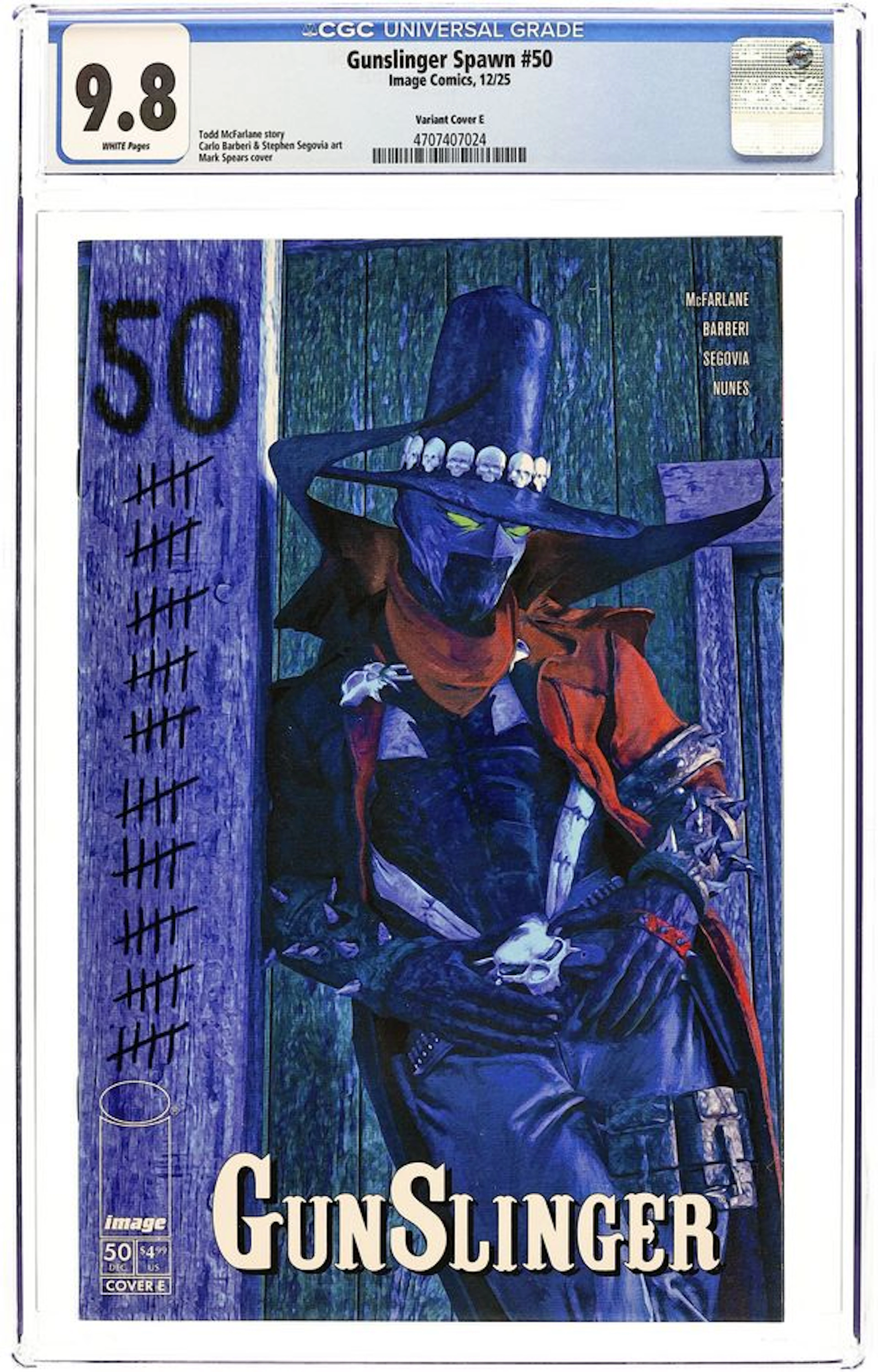 Gunslinger Spawn (2021 Image) 50E CGC 9.8
