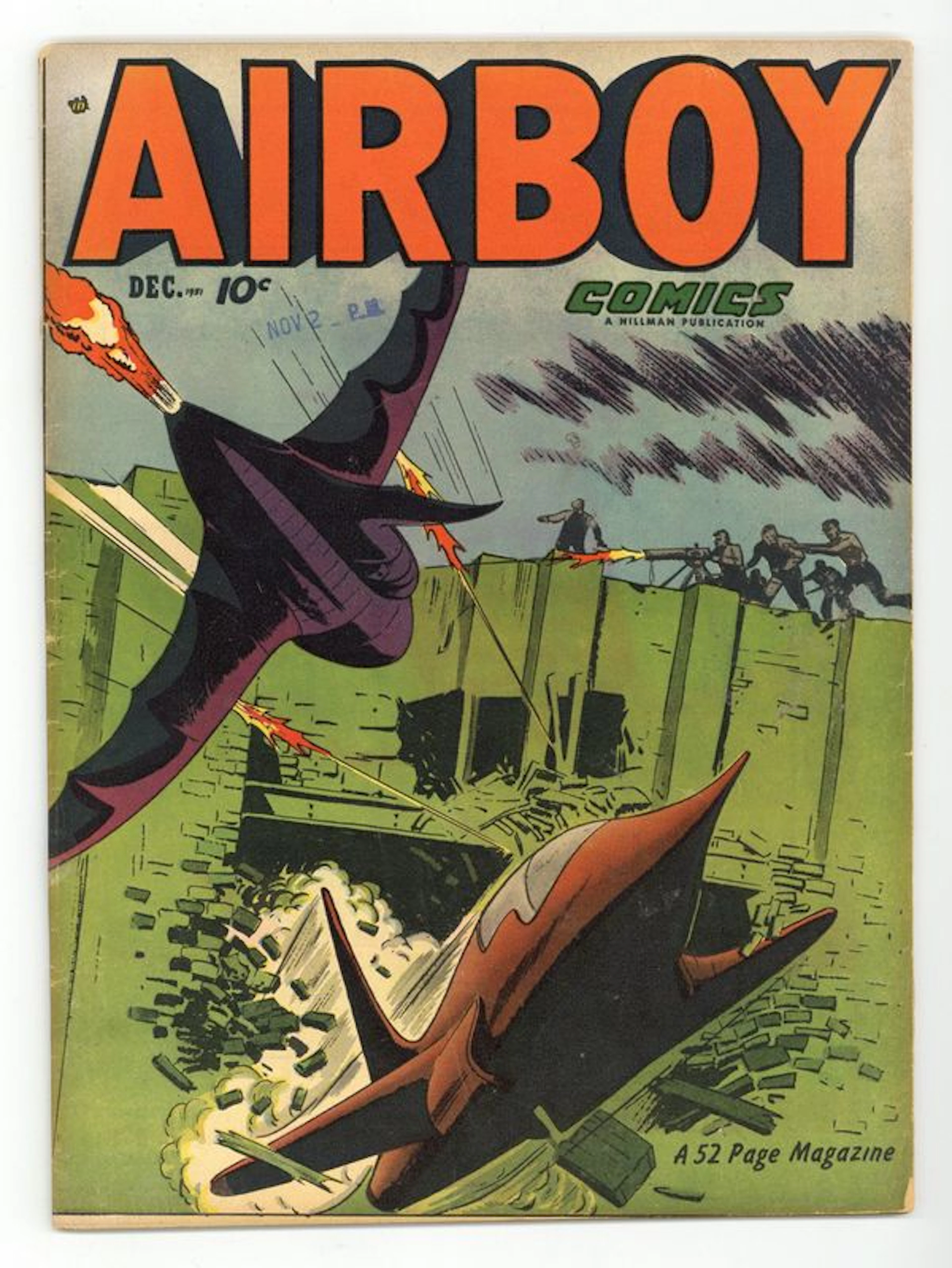 Airboy Comics (1945-1953 Hillman) Vol. 8 #11 VG- 3.5