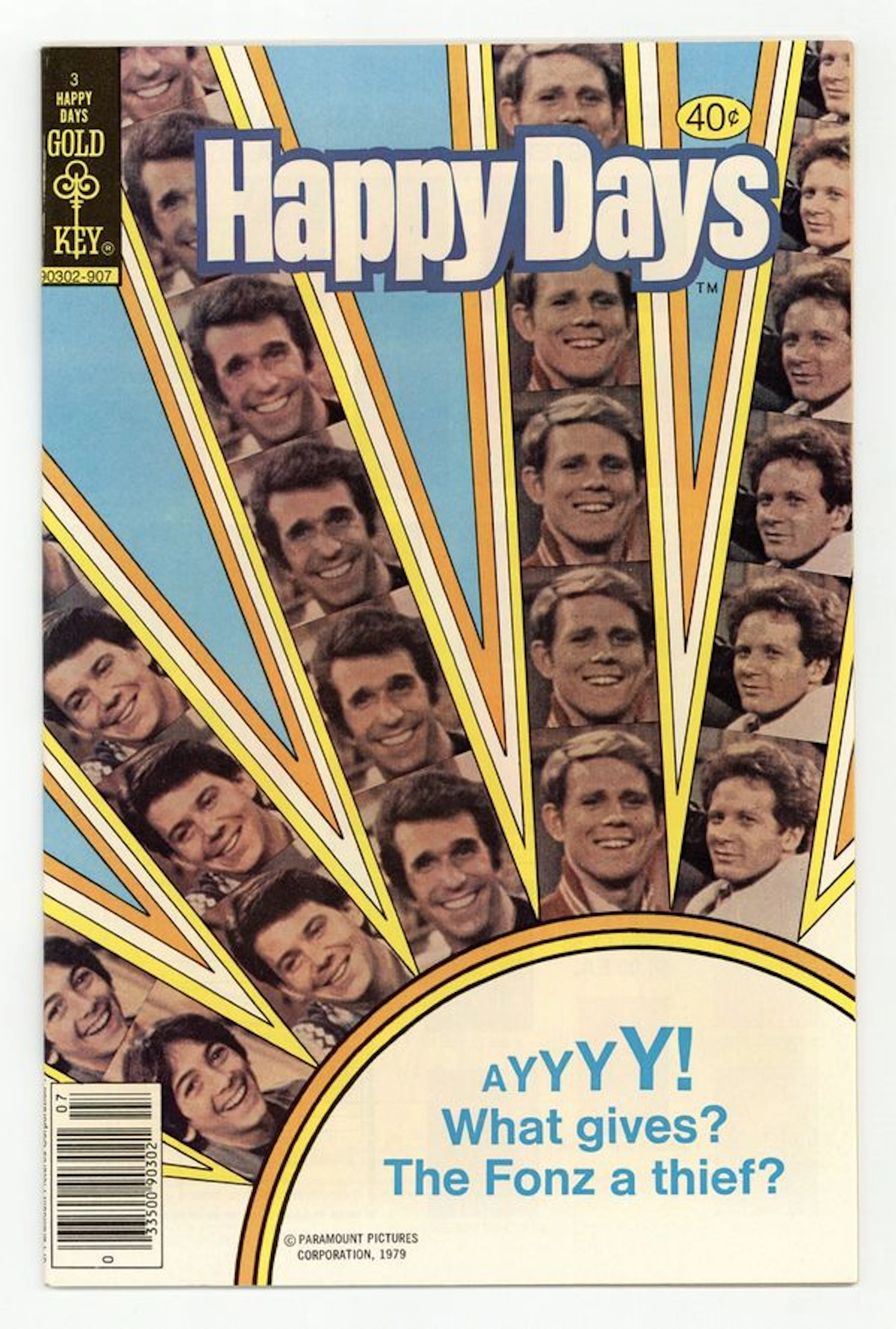 Happy Days (1979 Gold Key) 3 FN 6.0