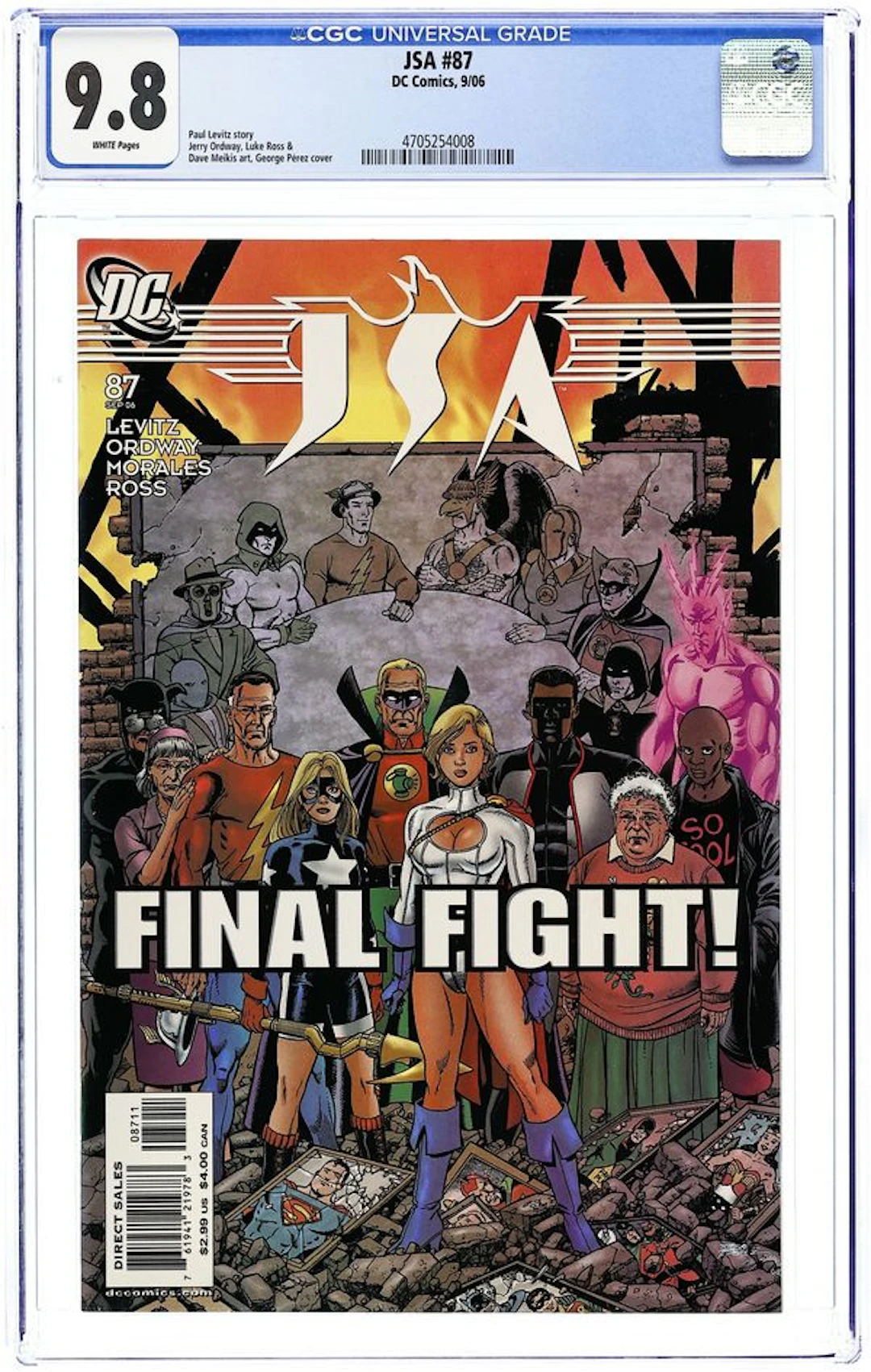 JSA (1999) 87 CGC 9.8