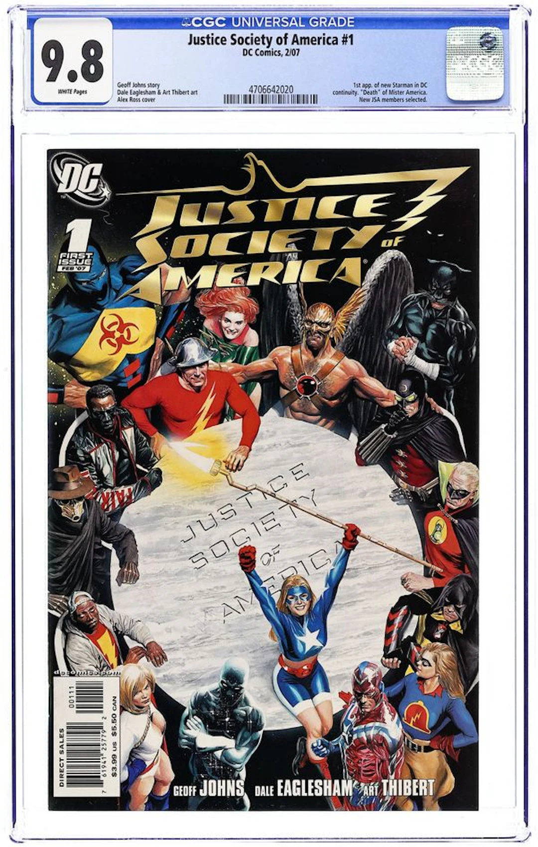 Justice Society of America (2006 3rd Series) 1A CGC 9.8