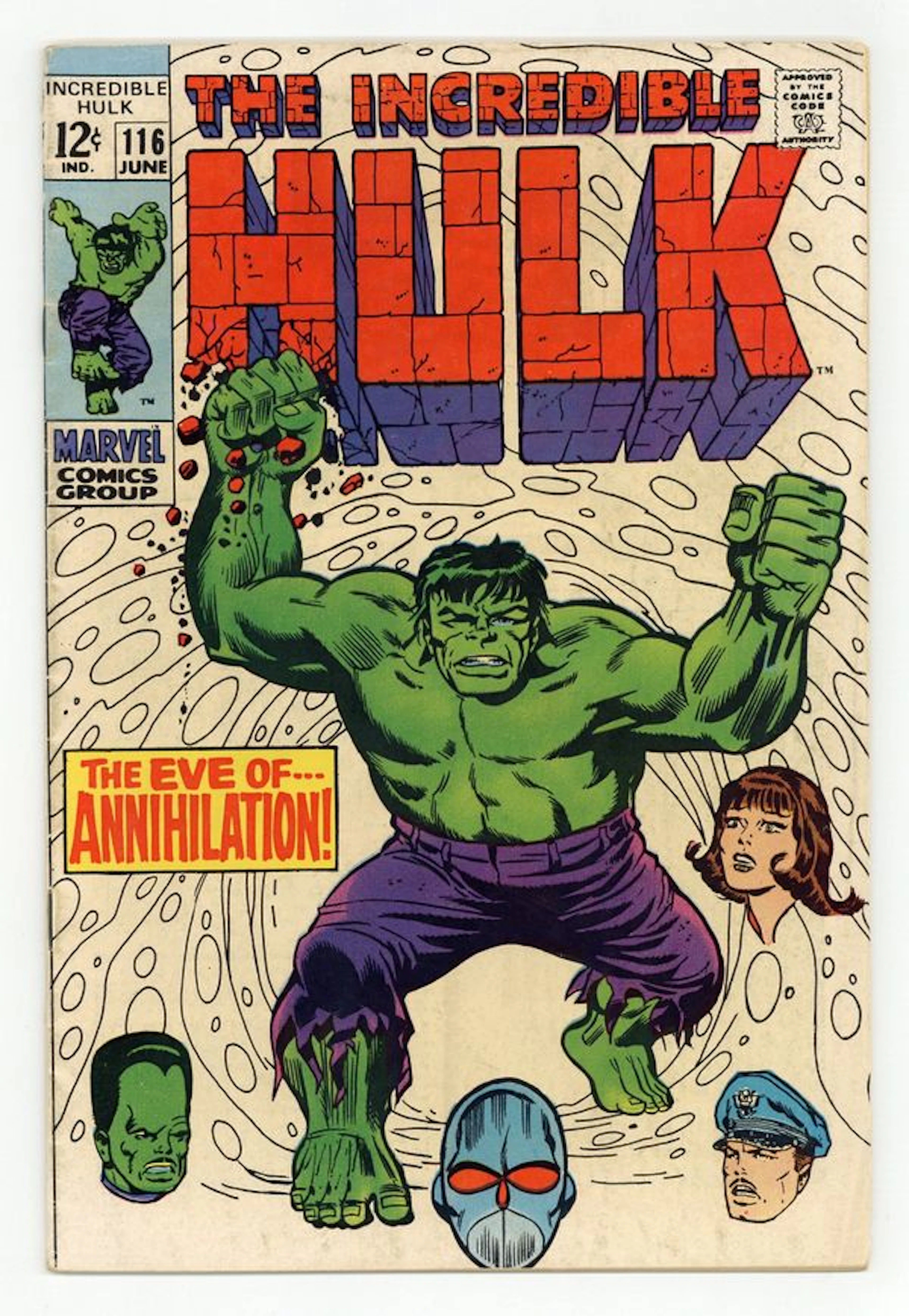 Incredible Hulk (1962 Marvel 1st Series) 116 VG 4.0