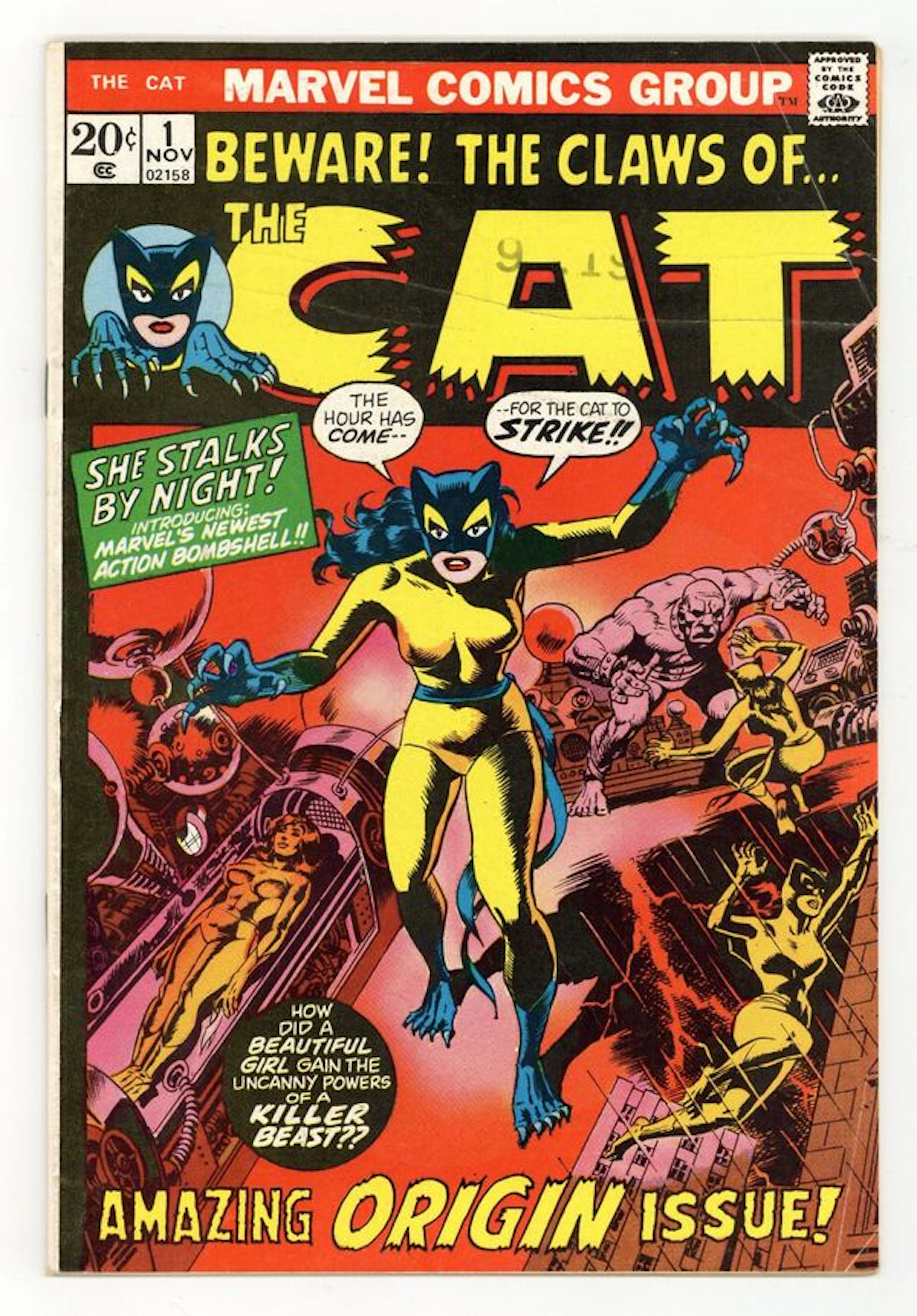 Cat (1972 Marvel) 1 VG+ 4.5