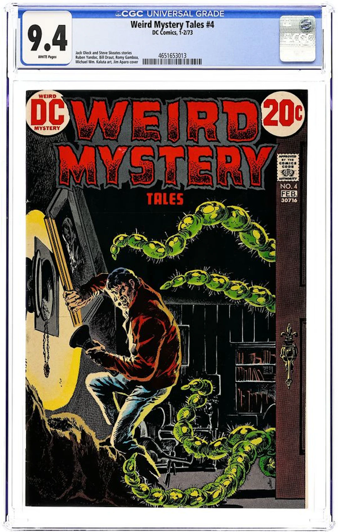 Weird Mystery Tales (1972) 4 CGC 9.4