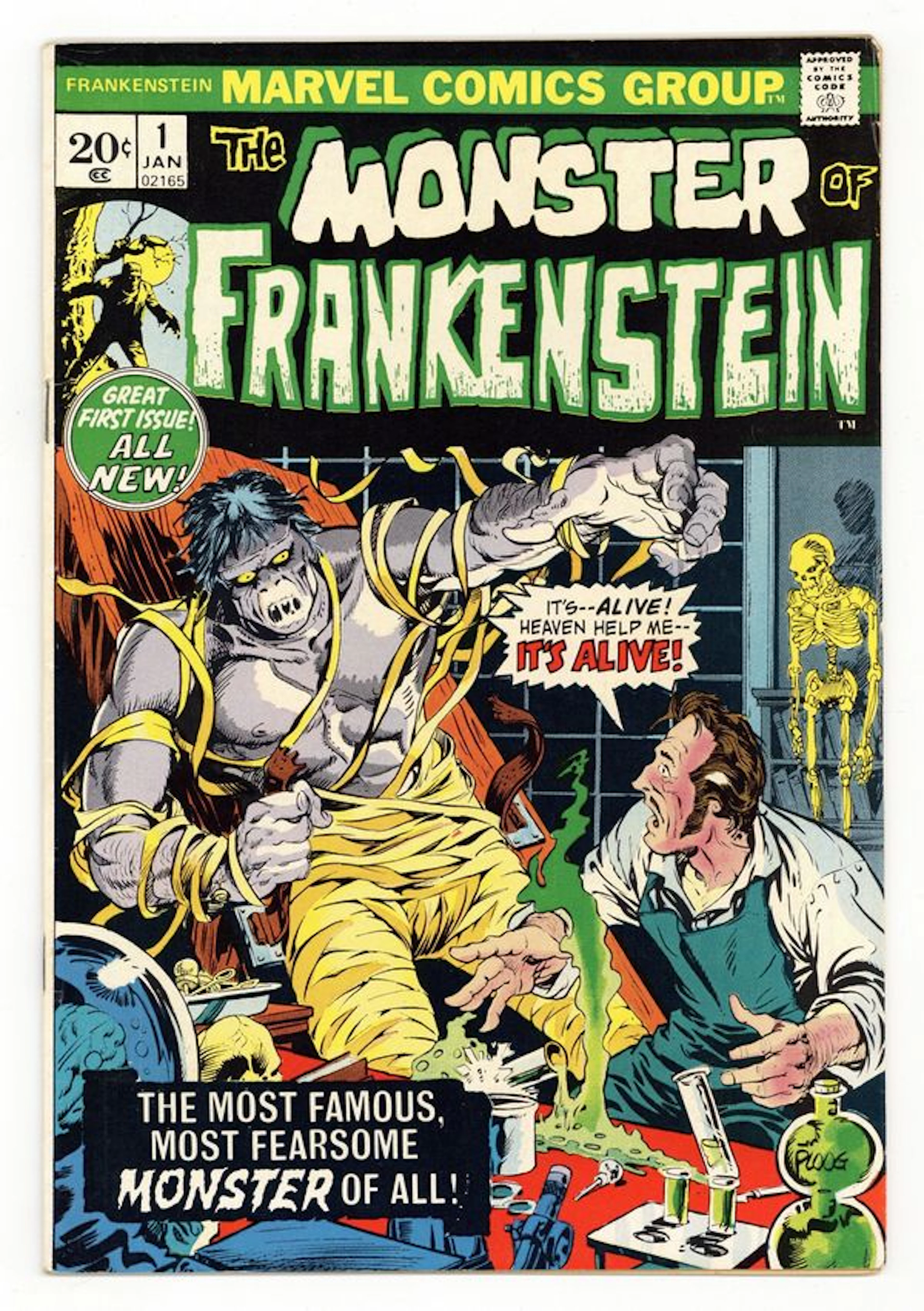 Frankenstein (1973 Marvel) 1 VG+ 4.5
