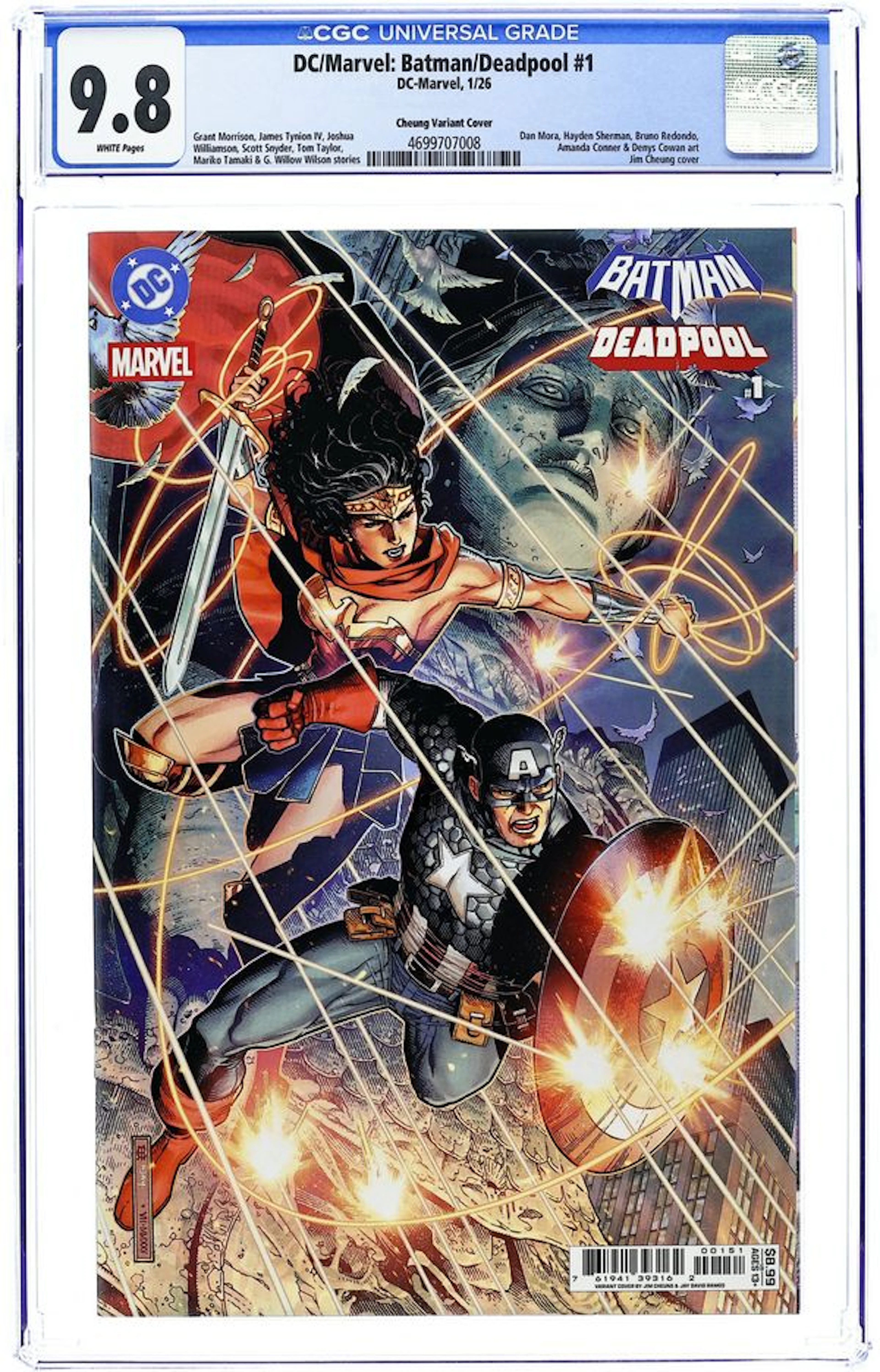 DC Marvel Batman Deadpool (2025 DC) 1E CGC 9.8