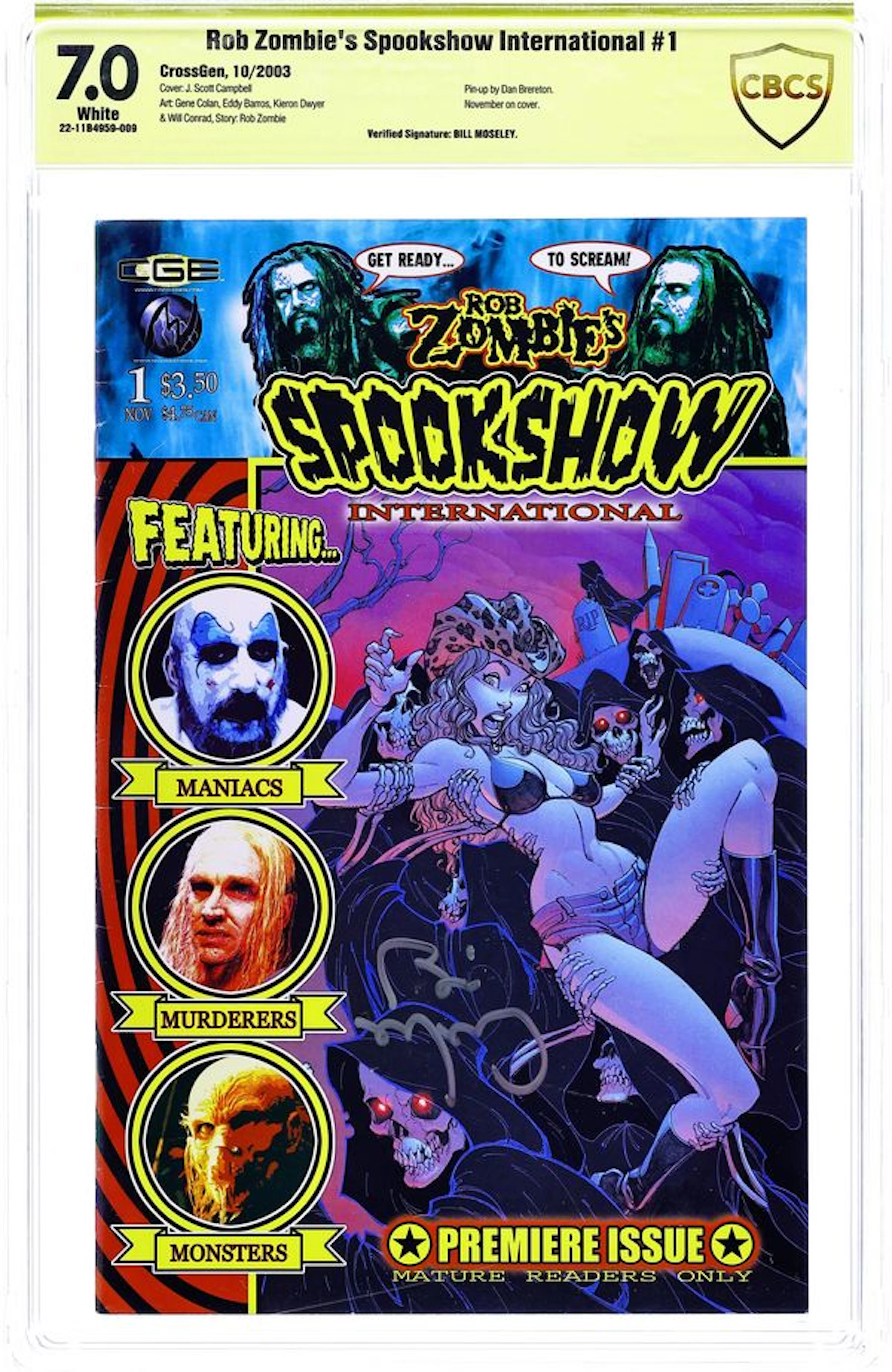 Rob Zombie's Spook Show International (2003) 1 CBCS 7.0