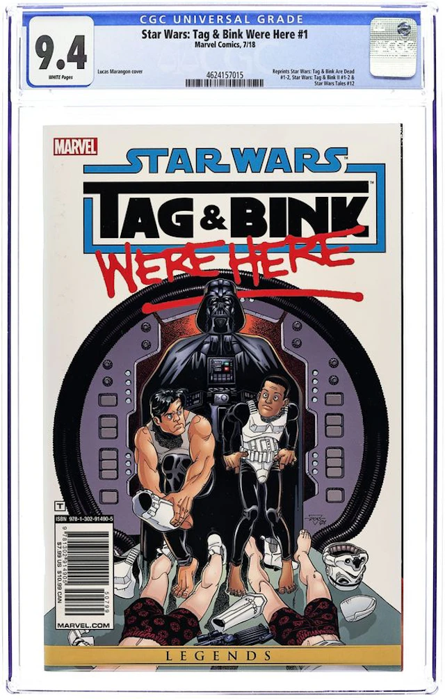 Star Wars Tag and Bink Were Here TPB (2018 Marvel) New Edition 1B-1ST CGC 9.4