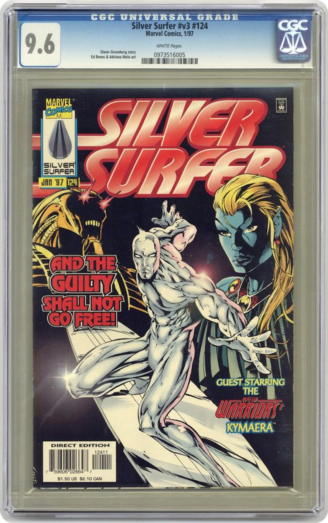 Silver Surfer (1987 2nd Series) 124D CGC 9.6