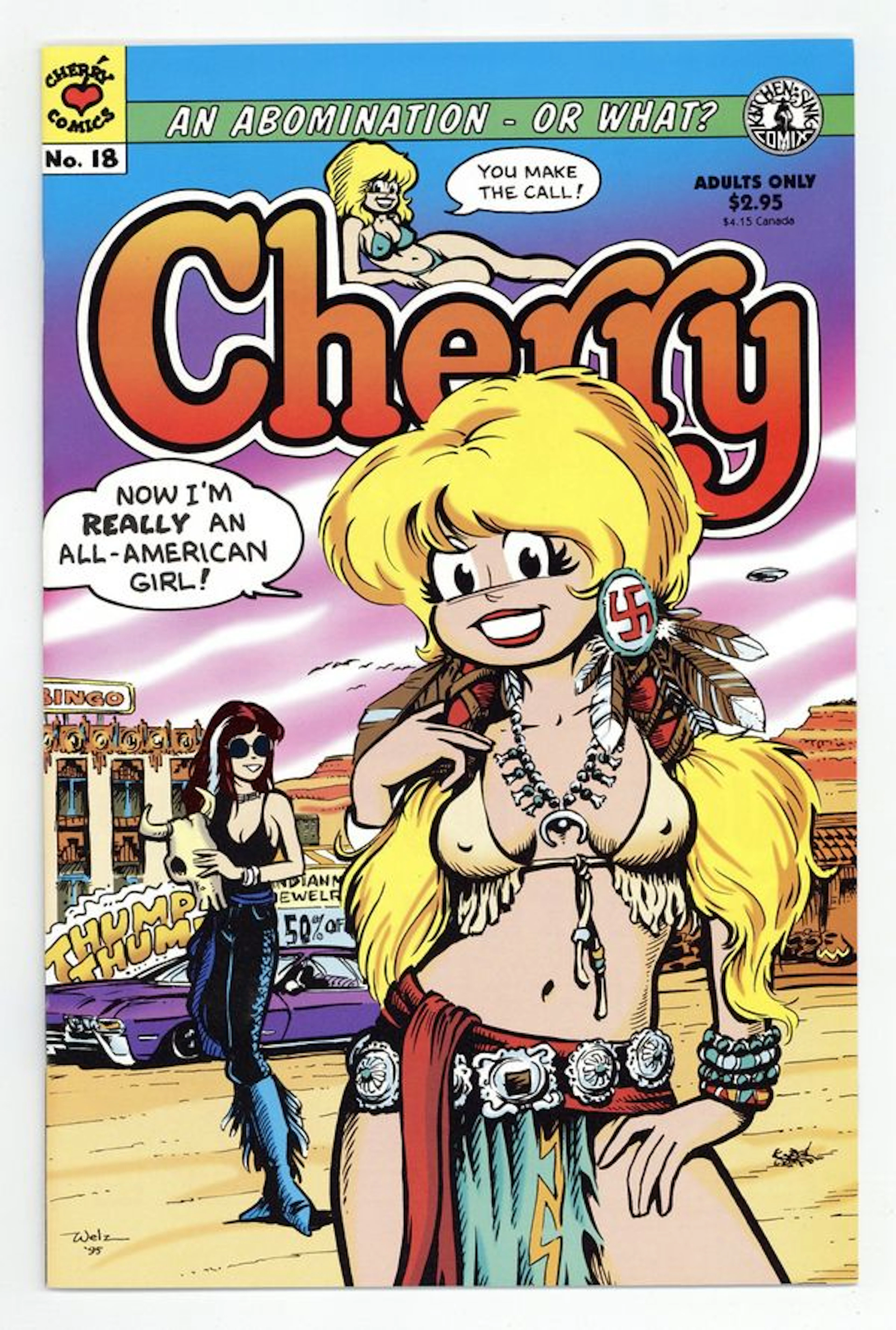 Cherry Poptart (1982 Last Gasp/Kitchen Sink) #18, 1st Printing VF- 7.5