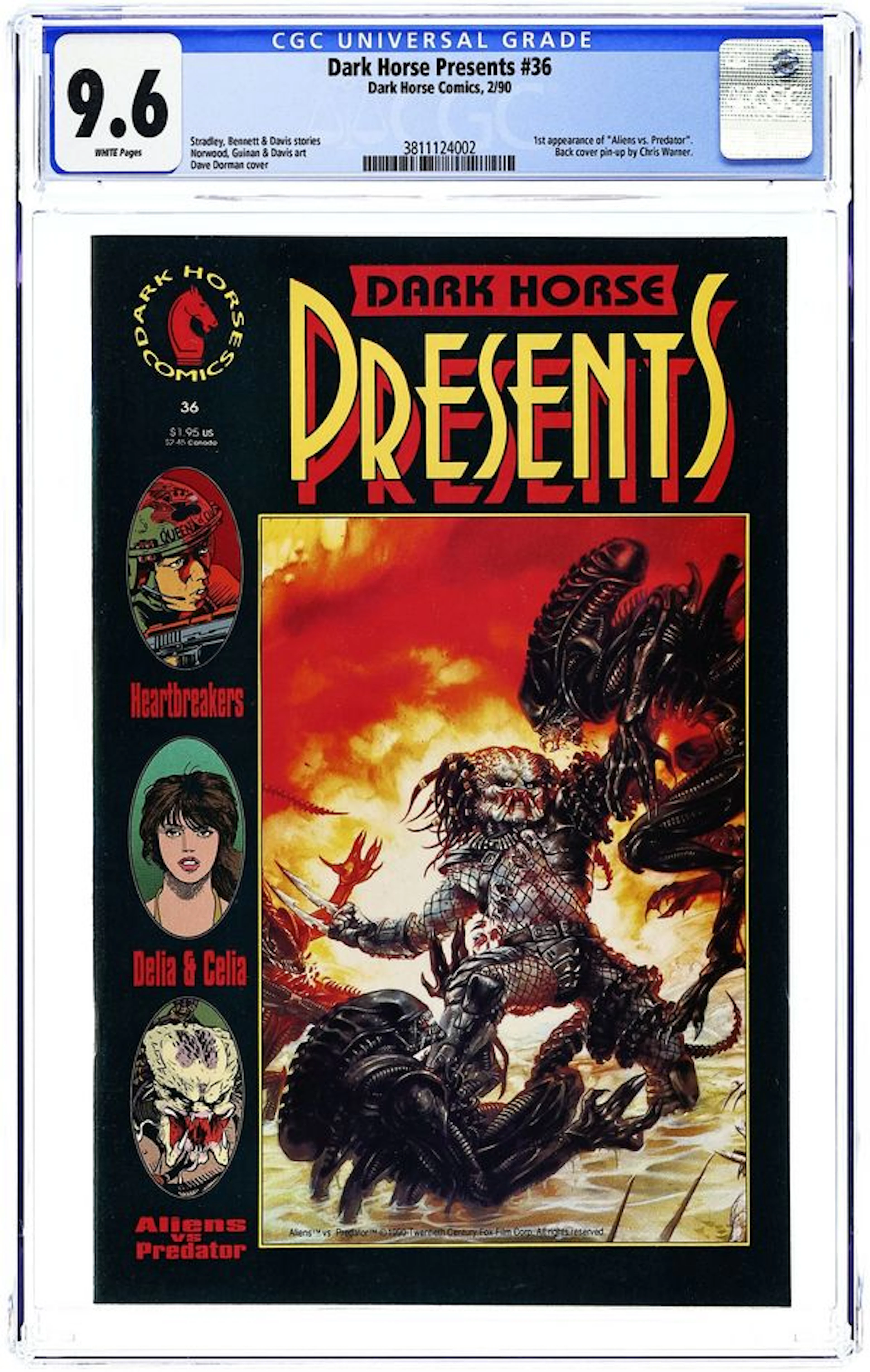 Dark Horse Presents (1986) 36A CGC 9.6